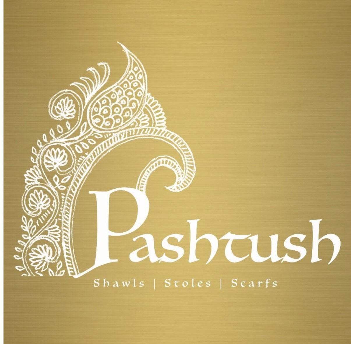 Pashtush India stoles Pashtush Womens Floral Pashmina Handfeel Scarf | Stole k