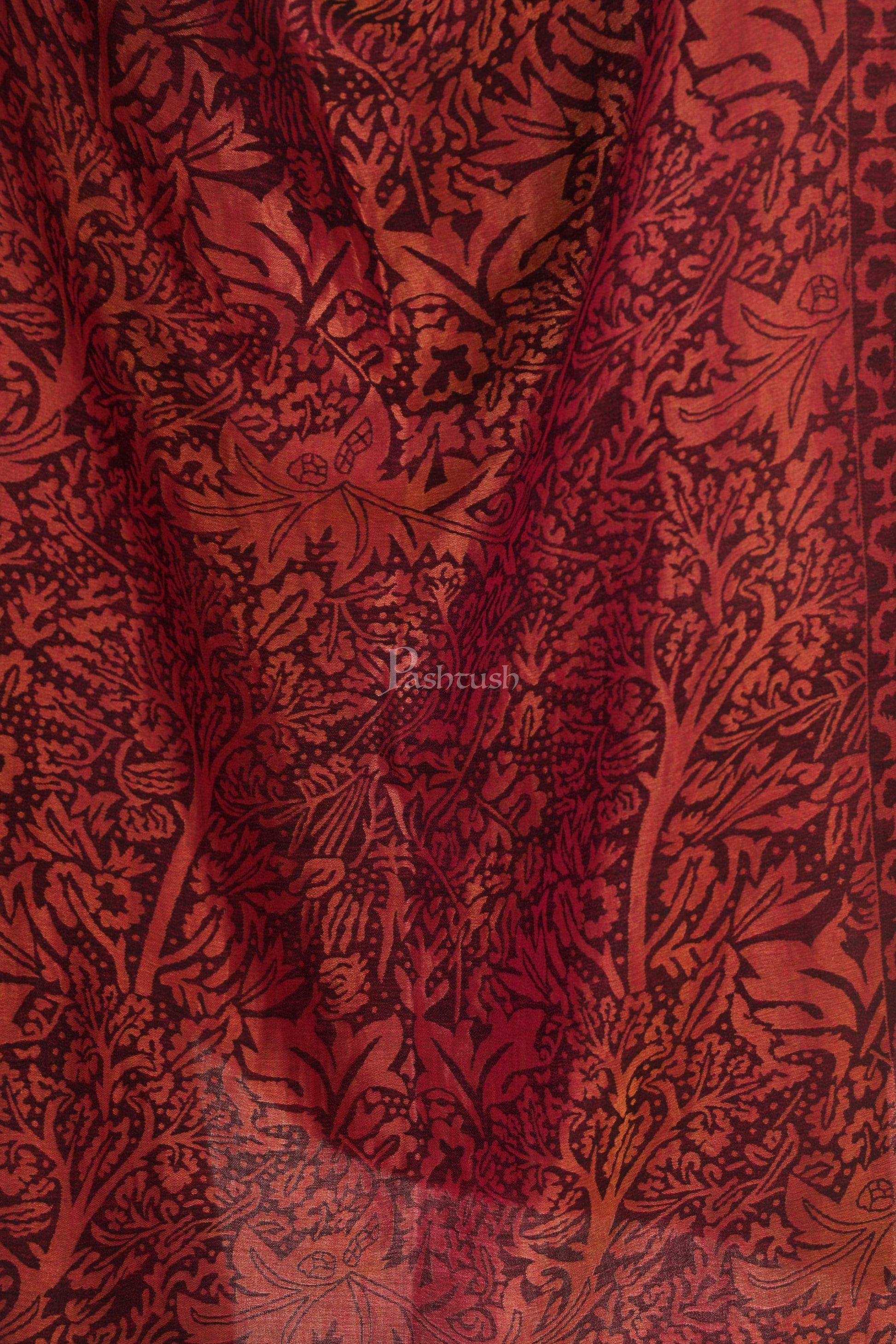 Pashtush India 100x200 Copy of Pashtush Womens Twilight Collection, Jacquard Shawl, With Metallic Thread Weave, Fine Wool