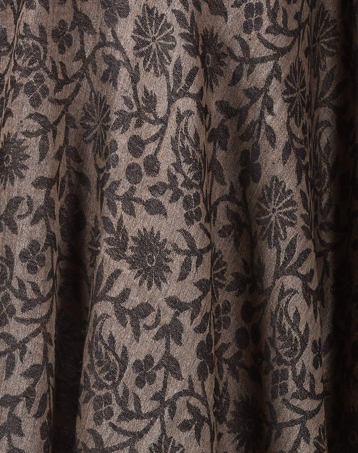 Pashtush India Stole Pashtush Fine Wool Luxury Floral Design Scarf, Pashmina handfeel Blended Stole.