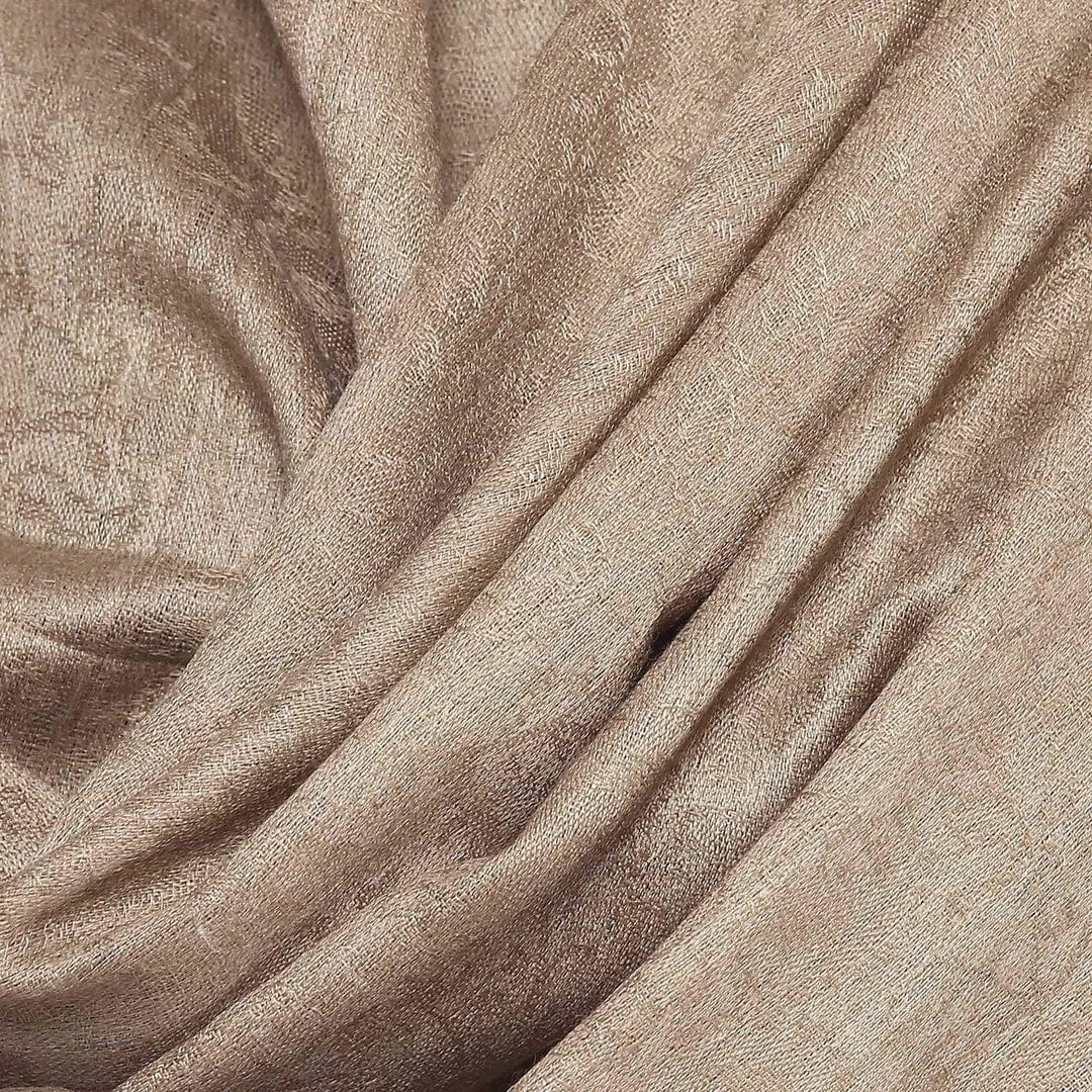Pashtush India Gift Pack Pashtush His And Her Set Of Fine Wool Stoles, Premium Gift Box Packaging, Coffee and Beige