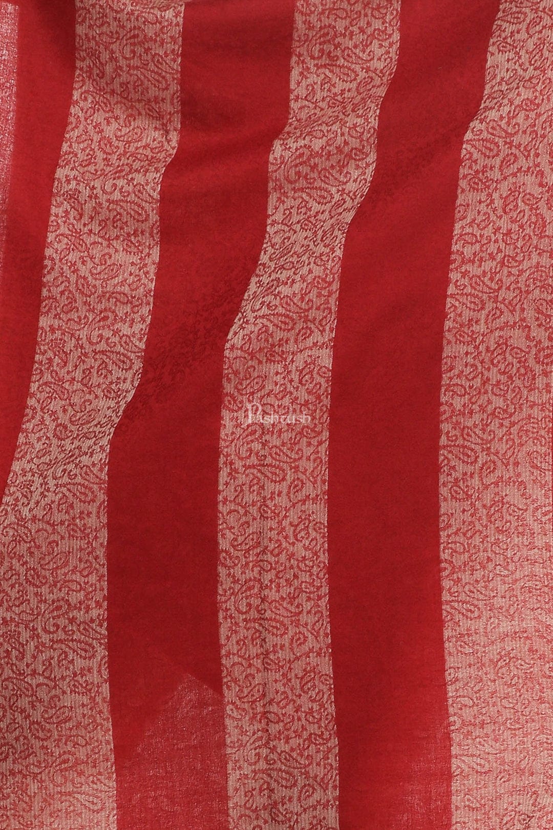 Pashtush India Gift Pack Pashtush His And Her Set Of Fine Wool Stoles, Premium Gift Box Packaging, Coffee and Maroon