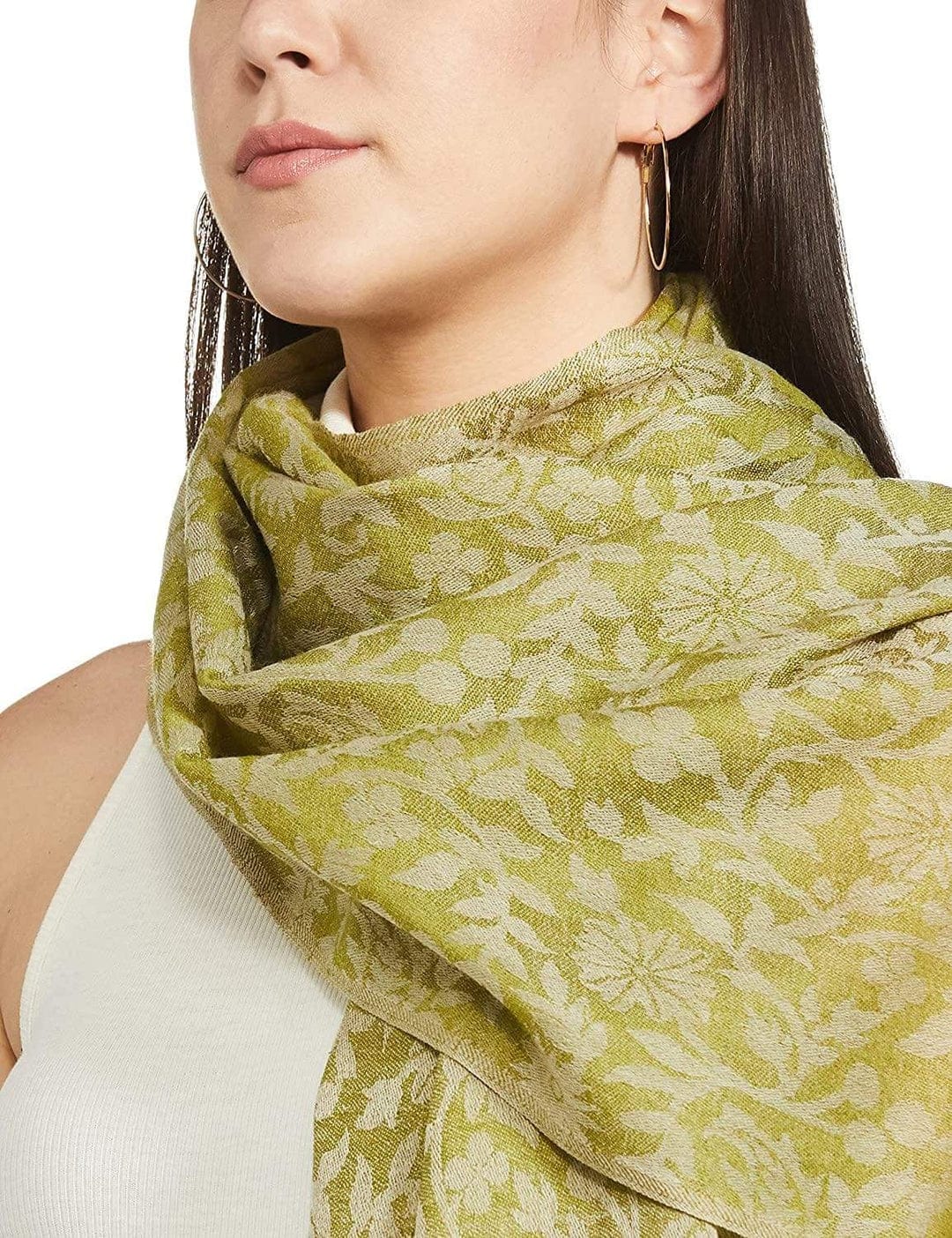 Pashtush India Gift Pack Pashtush His And Her Set Of Fine Wool Stoles, Premium Gift Box Packaging, Emerald Green