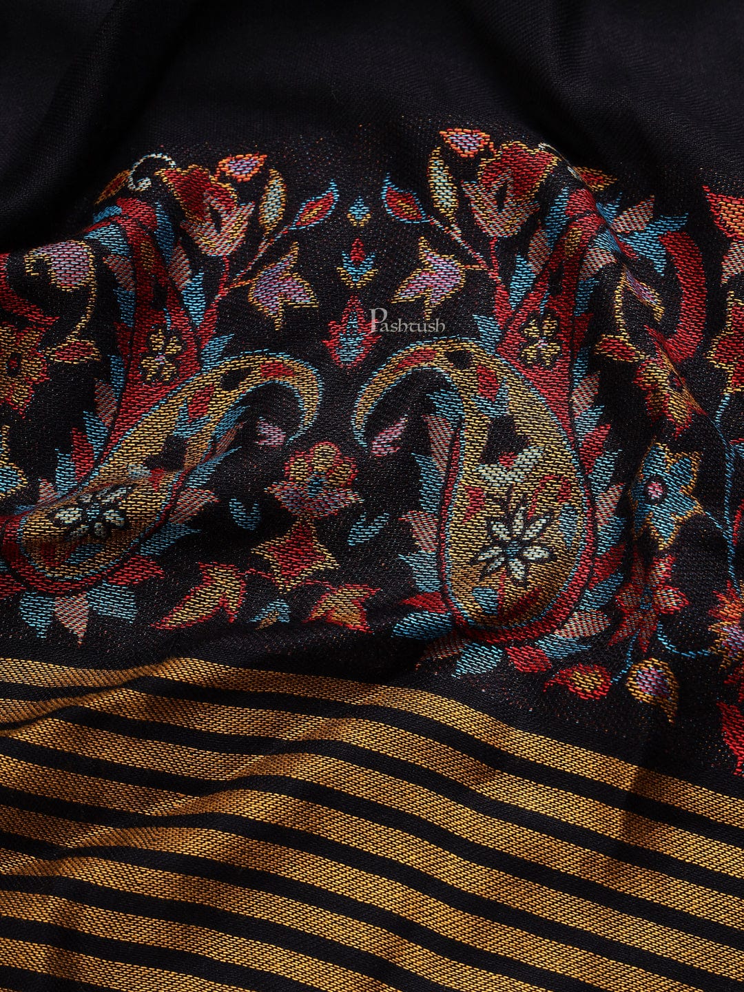 Pashtush India Mens Scarves Stoles and Mufflers Pashtush men Bamboo stole, Ethnic design, Multicolour