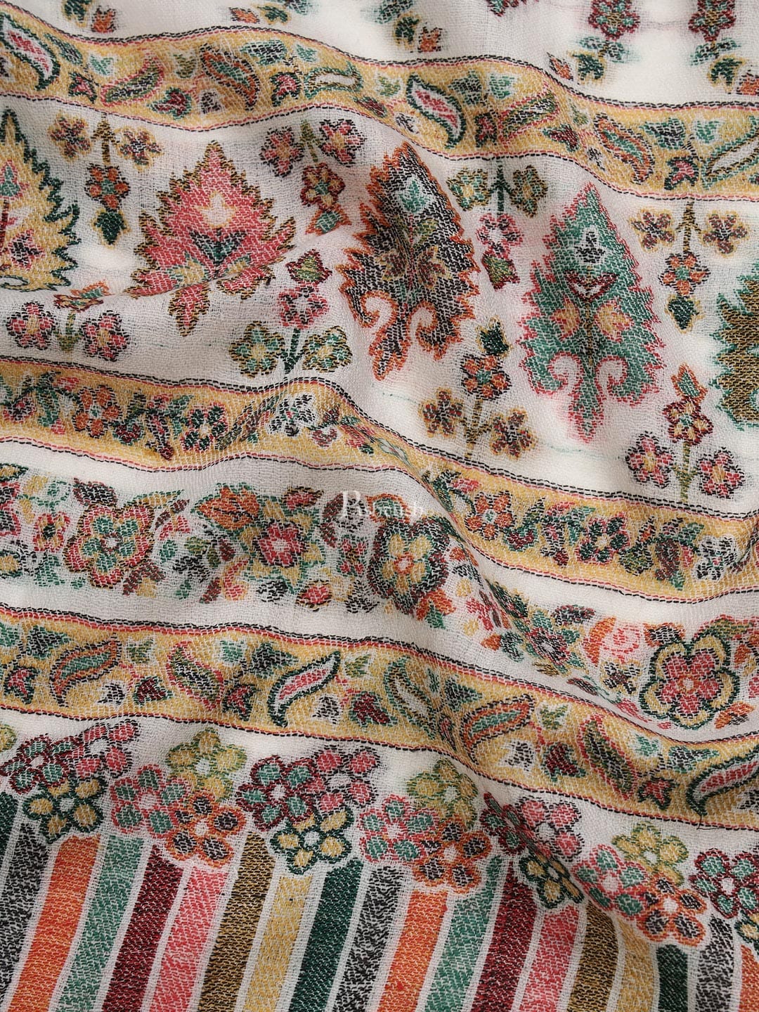 Pashtush India Mens Shawls Gents Shawl Pashtush men Extra Fine Wool shawl, Ethnic weave design, Ivory