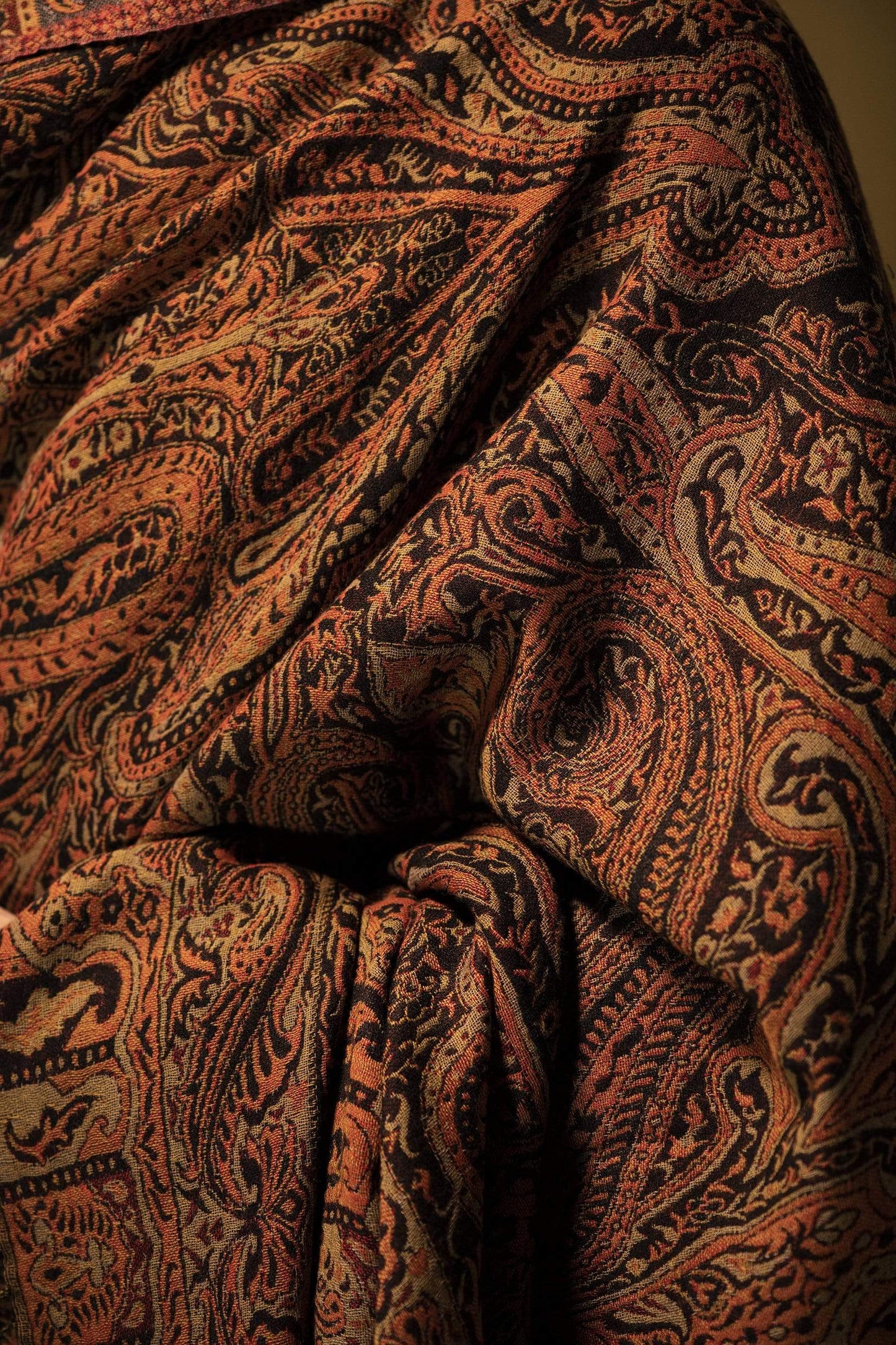 Pashtush Store Shawl Pashtush Mens Antique Kaani Shawl, Mens Lohi (full size 54x108 inches)