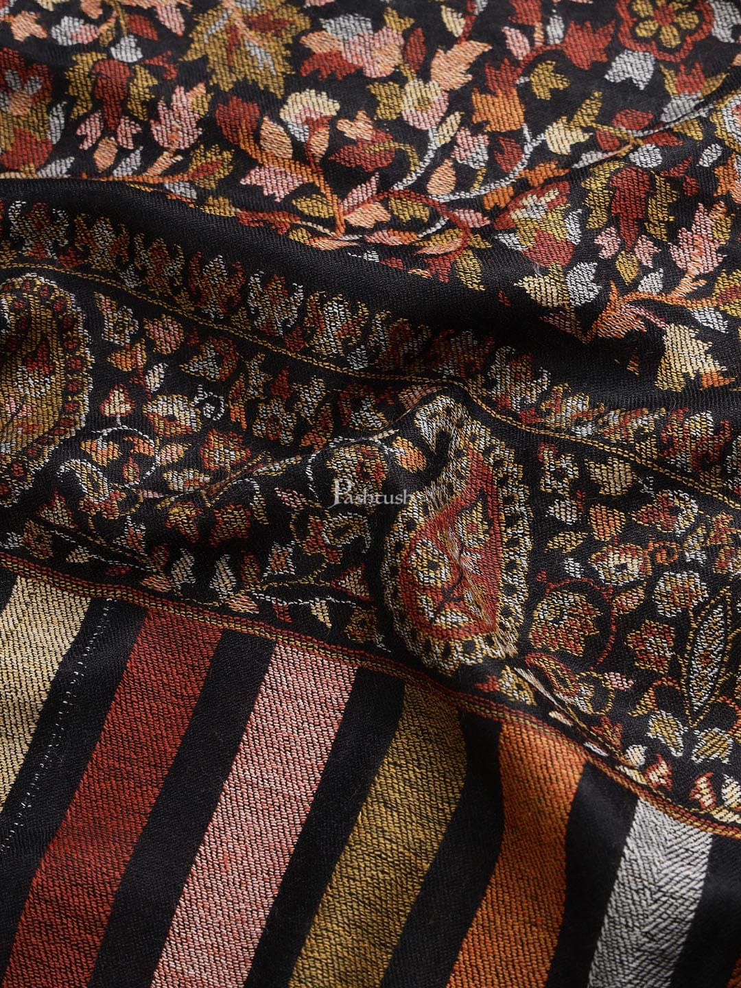 Pashtush India Mens Shawls Gents Shawl Pashtush Mens Ethnic Shawl, Mens Lohi , Full Size, Fine Wool