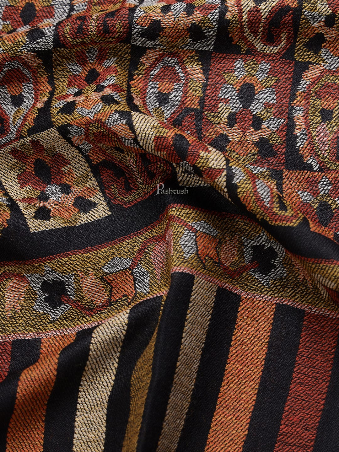 Pashtush India Mens Shawls Gents Shawl Pashtush Mens Ethnic Shawl, Mens Lohi , Full Size, Fine Wool