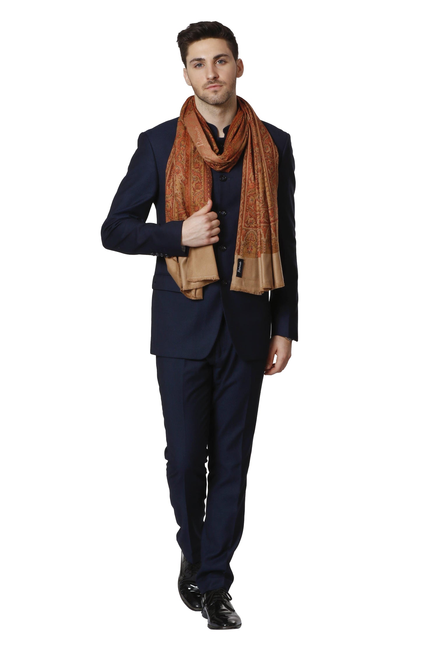 Pashtush India 100x200 Pashtush Mens Ethnic Stole