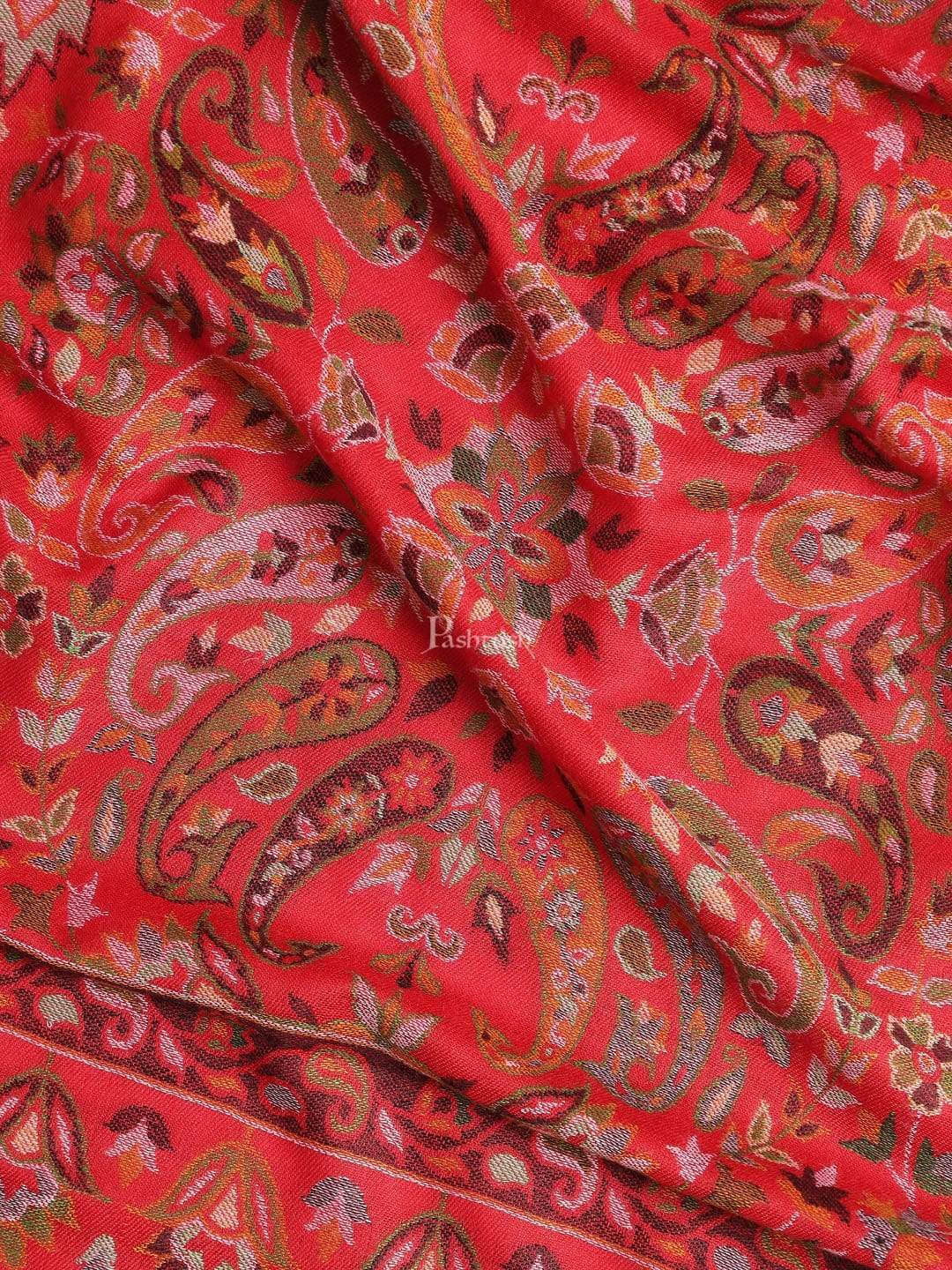 Pashtush India 100x200 Pashtush Mens Ethnic Stole, Faux Pashmina, Soft and Warm, Multi coloured