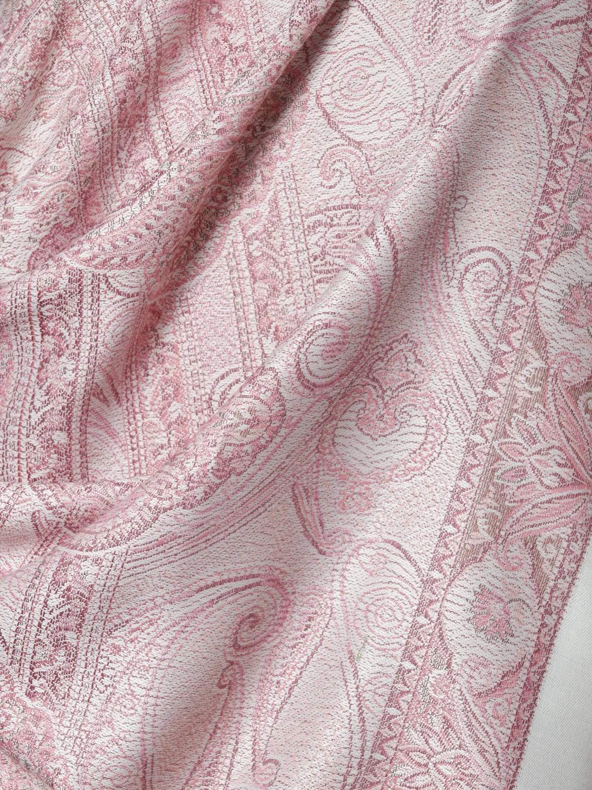 Pashtush India 100x200 PASHTUSH MENS FINE SOFT ETHNIC STOLE, REVERSIBLE