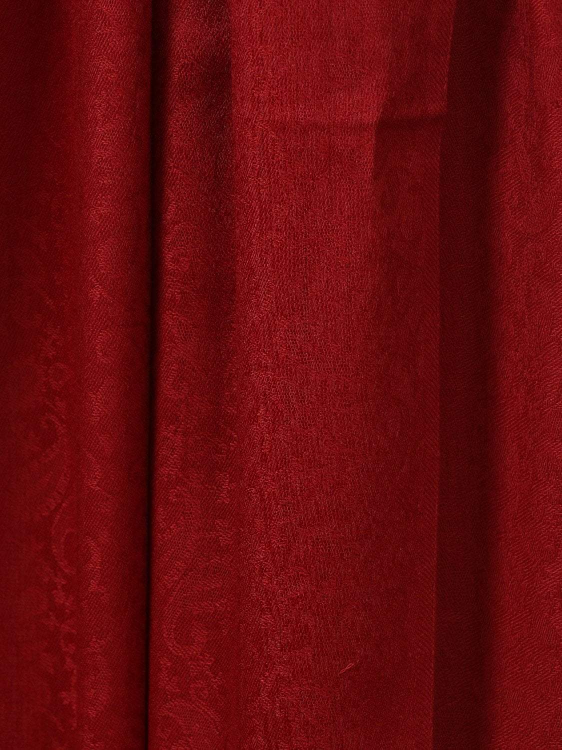 Pashtush India 70x200 Pashtush Mens Fine Wool Jacquard Muffler, Maroon
