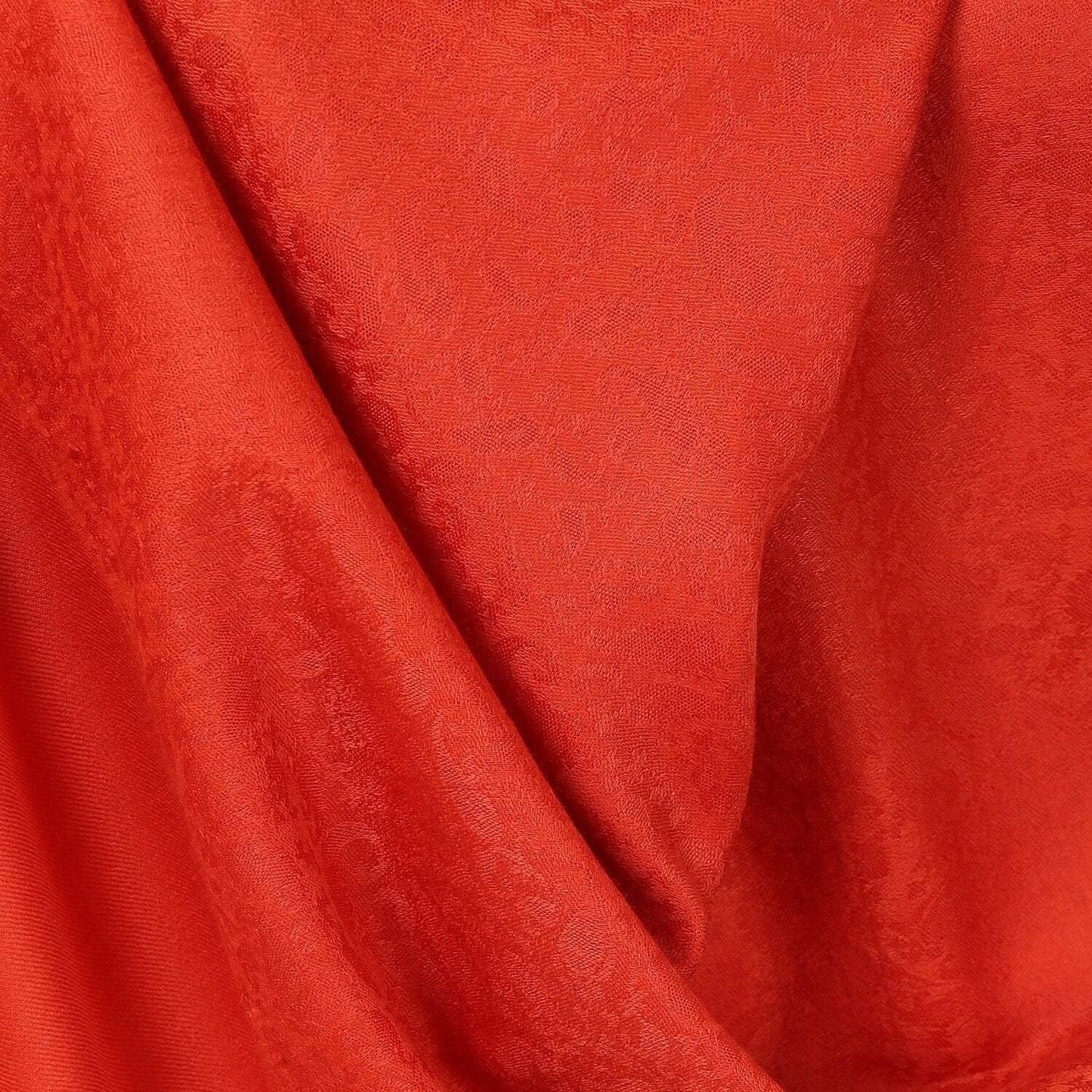 Pashtush India Stole Pashtush Mens Fine Wool Jacquard Muffler (Scarlet)