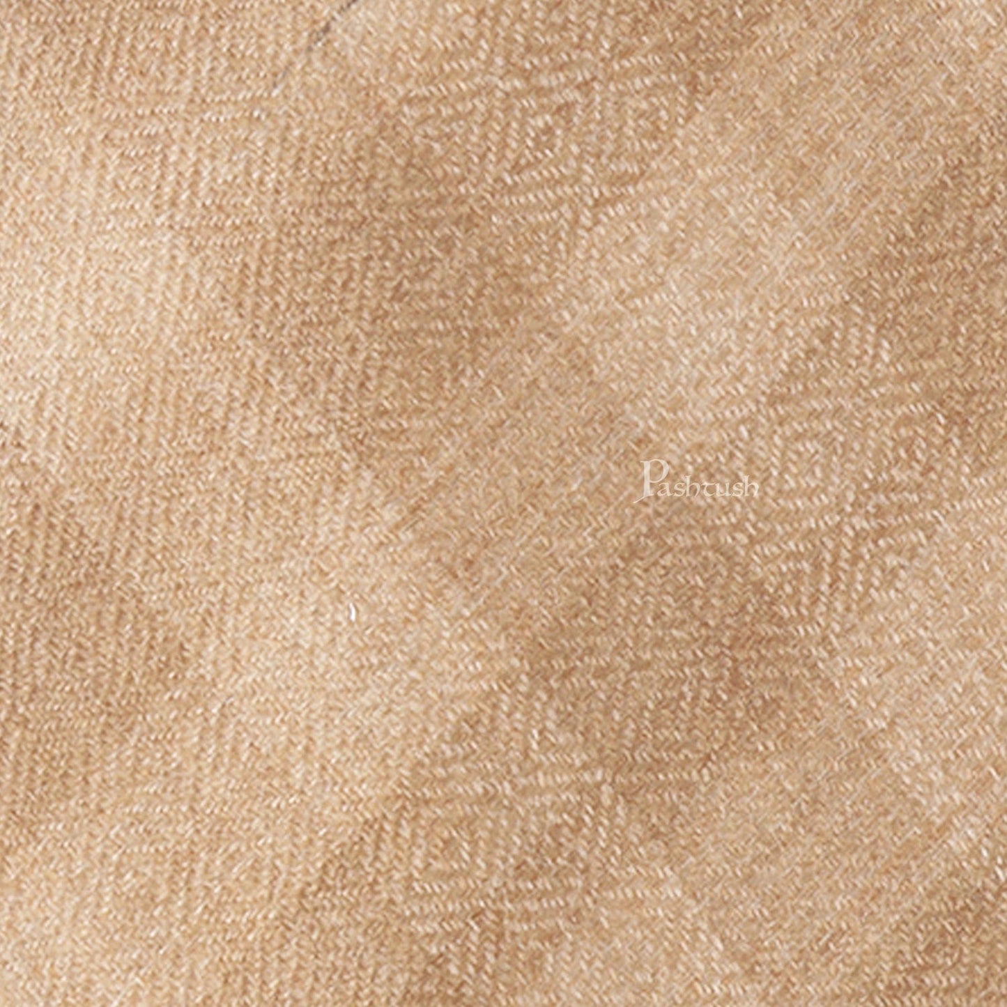 Pashtush India Mens Neckties Ties for Men Pashtush mens Fine Wool tie, Smart Checkered design, Beige