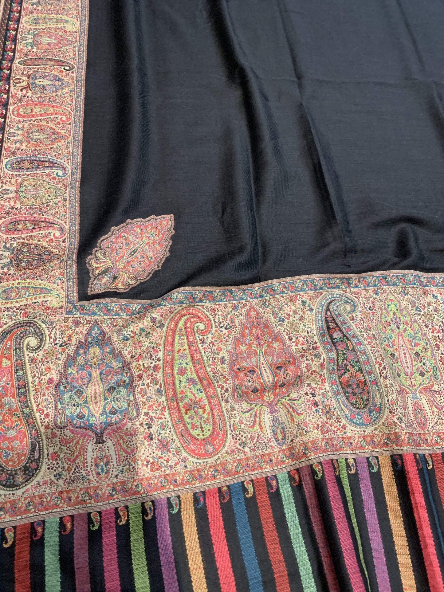 Pashtush India 127x254 Pashtush Mens Kaani Shawl, Full Size, Fine Wool
