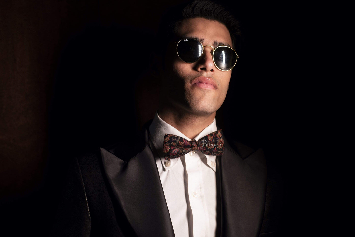 Pashtush India Bow Pashtush Mens Luxury Pre-Tied Bow Tie