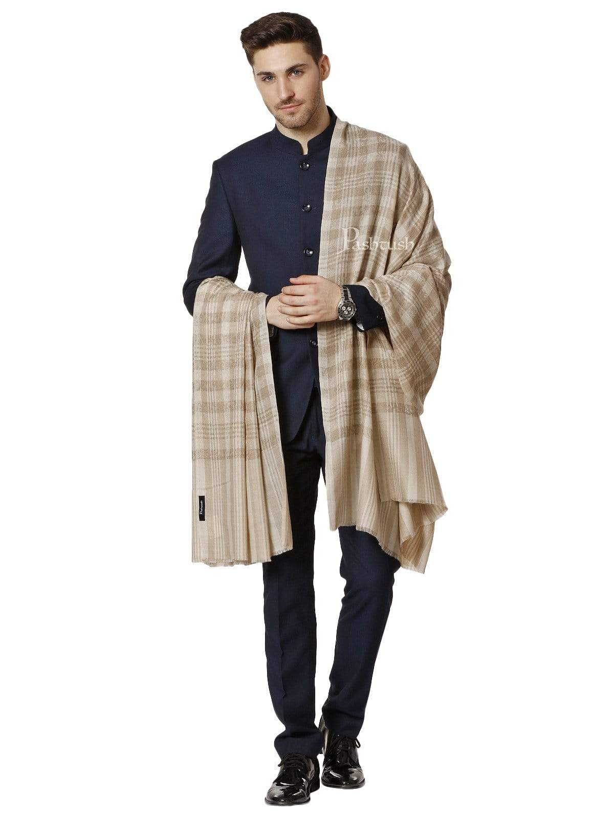 Pashtush India 0 Pashtush Mens Shawl