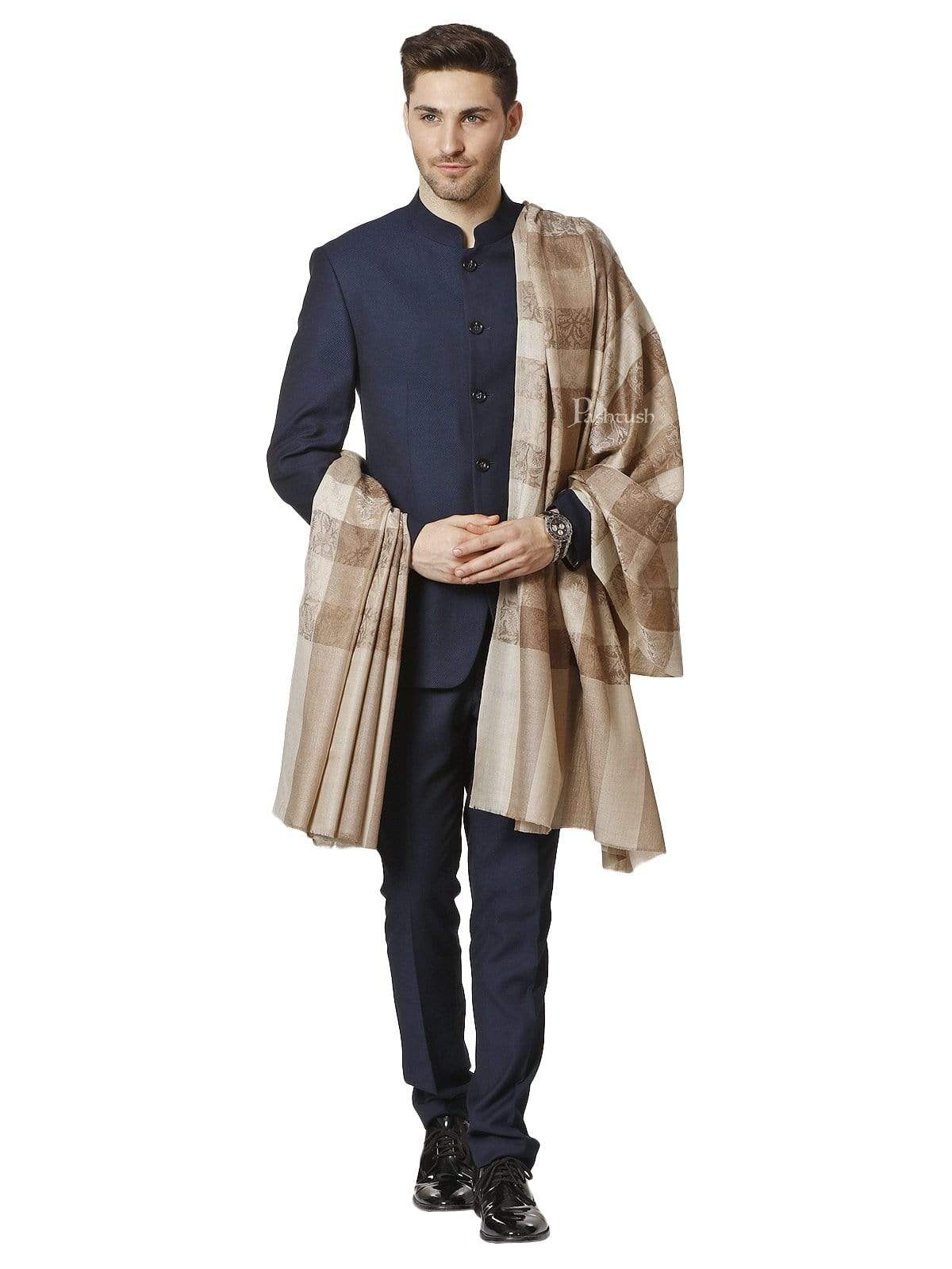 Pashtush India 0 Pashtush Mens Shawl