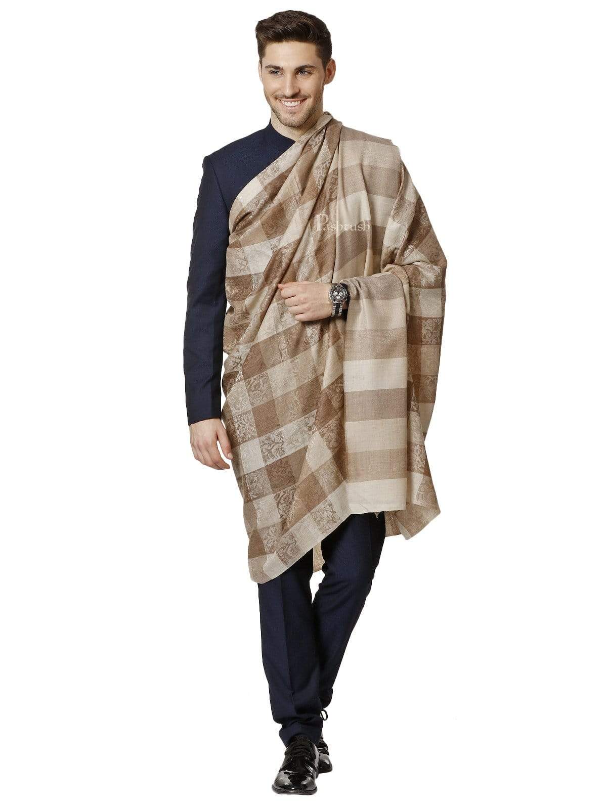 Pashtush India 0 Pashtush Mens Shawl