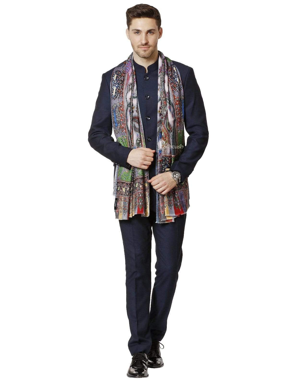 Pashtush India 0 Pashtush Mens Shawl