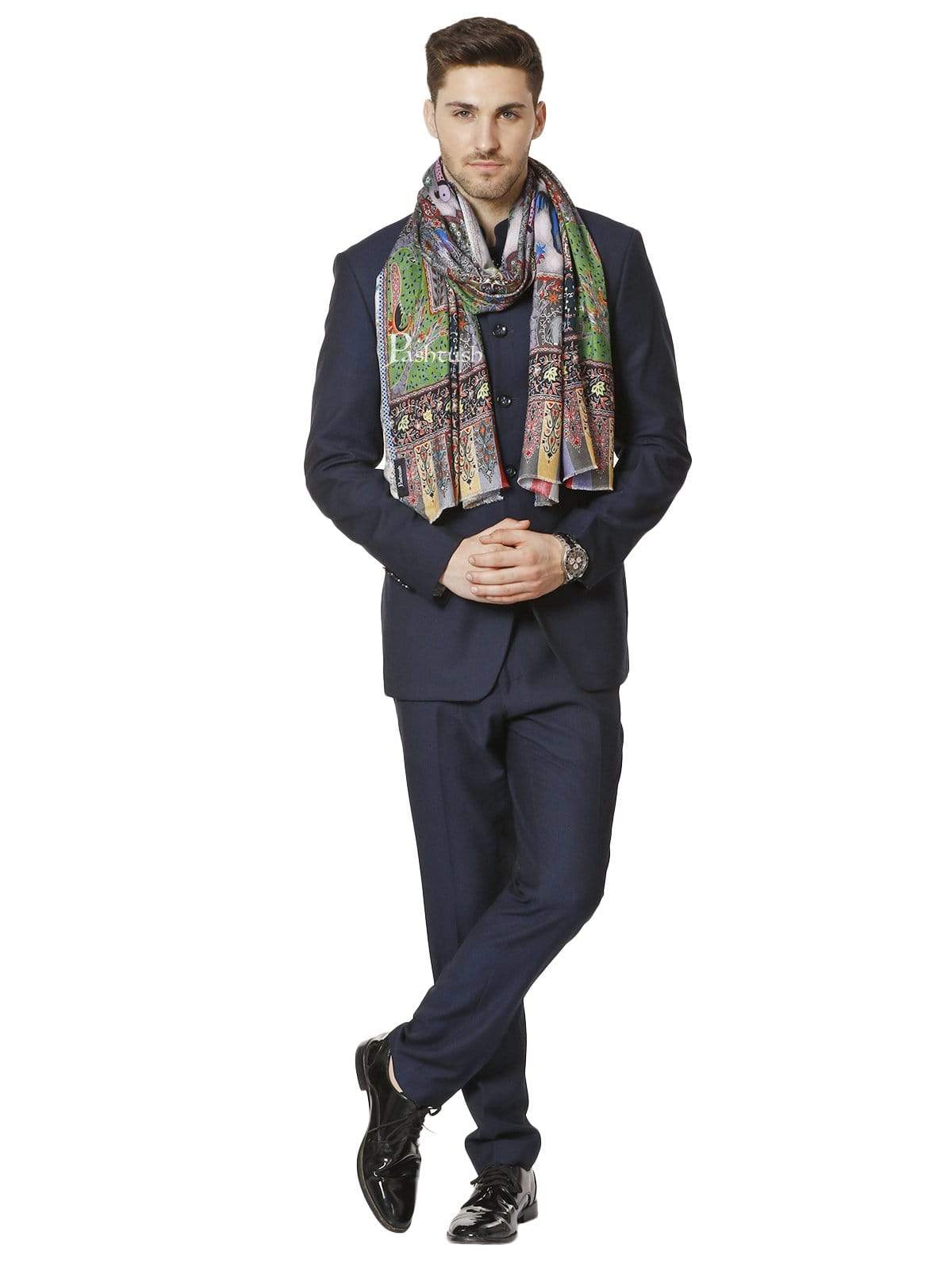 Pashtush India 0 Pashtush Mens Shawl