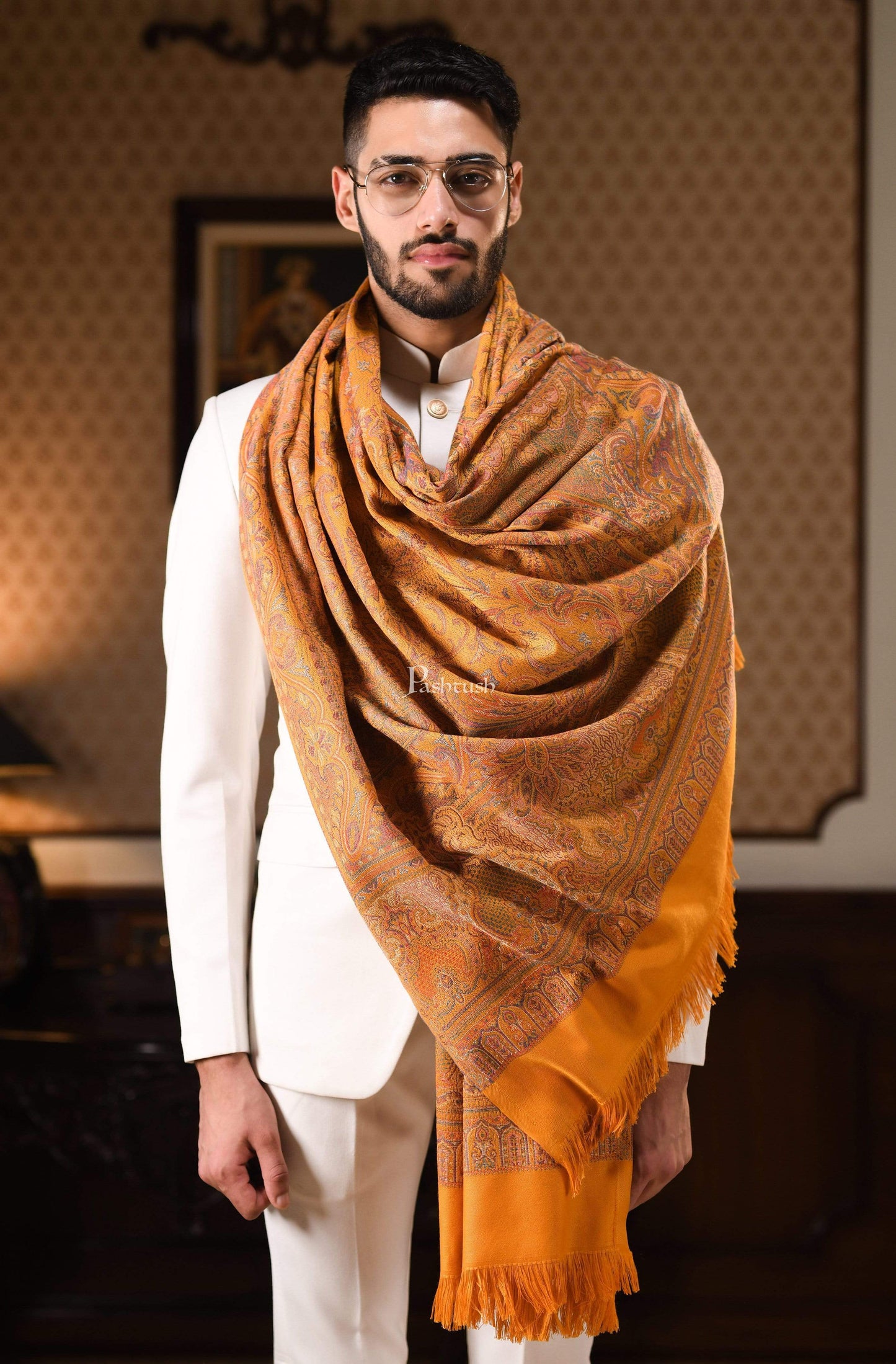 Pashtush India 0 Pashtush Mens Shawl