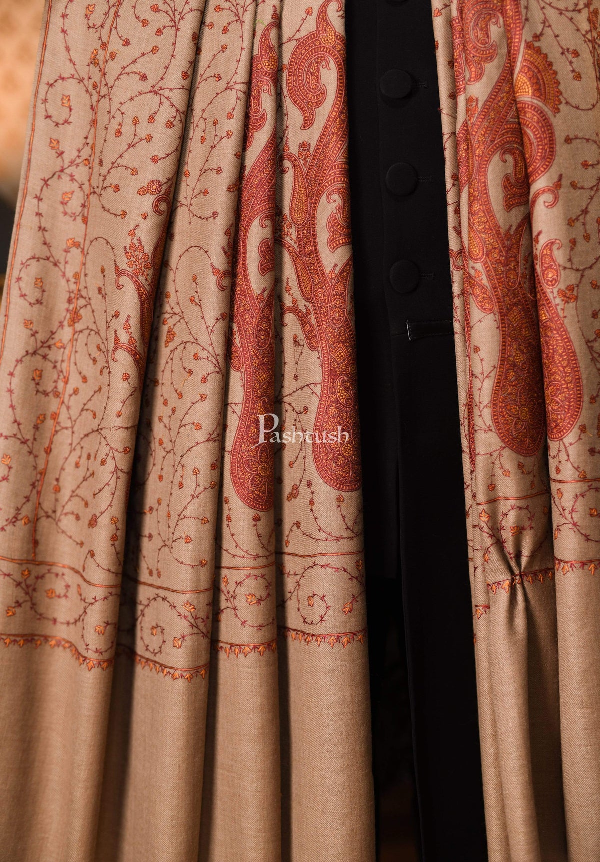 Pashtush India 0 Pashtush Mens Shawl