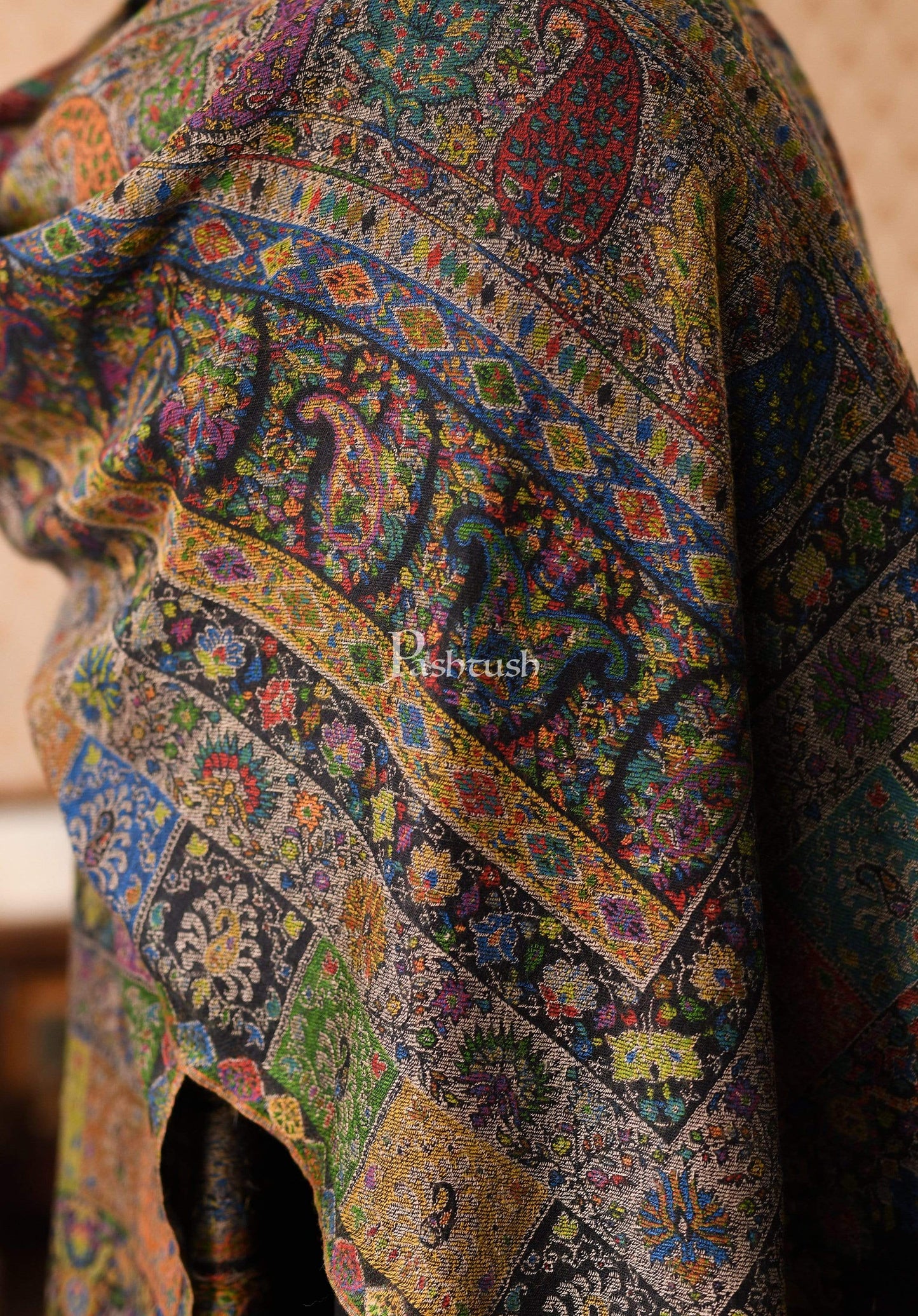 Pashtush India 0 Pashtush Mens Shawl