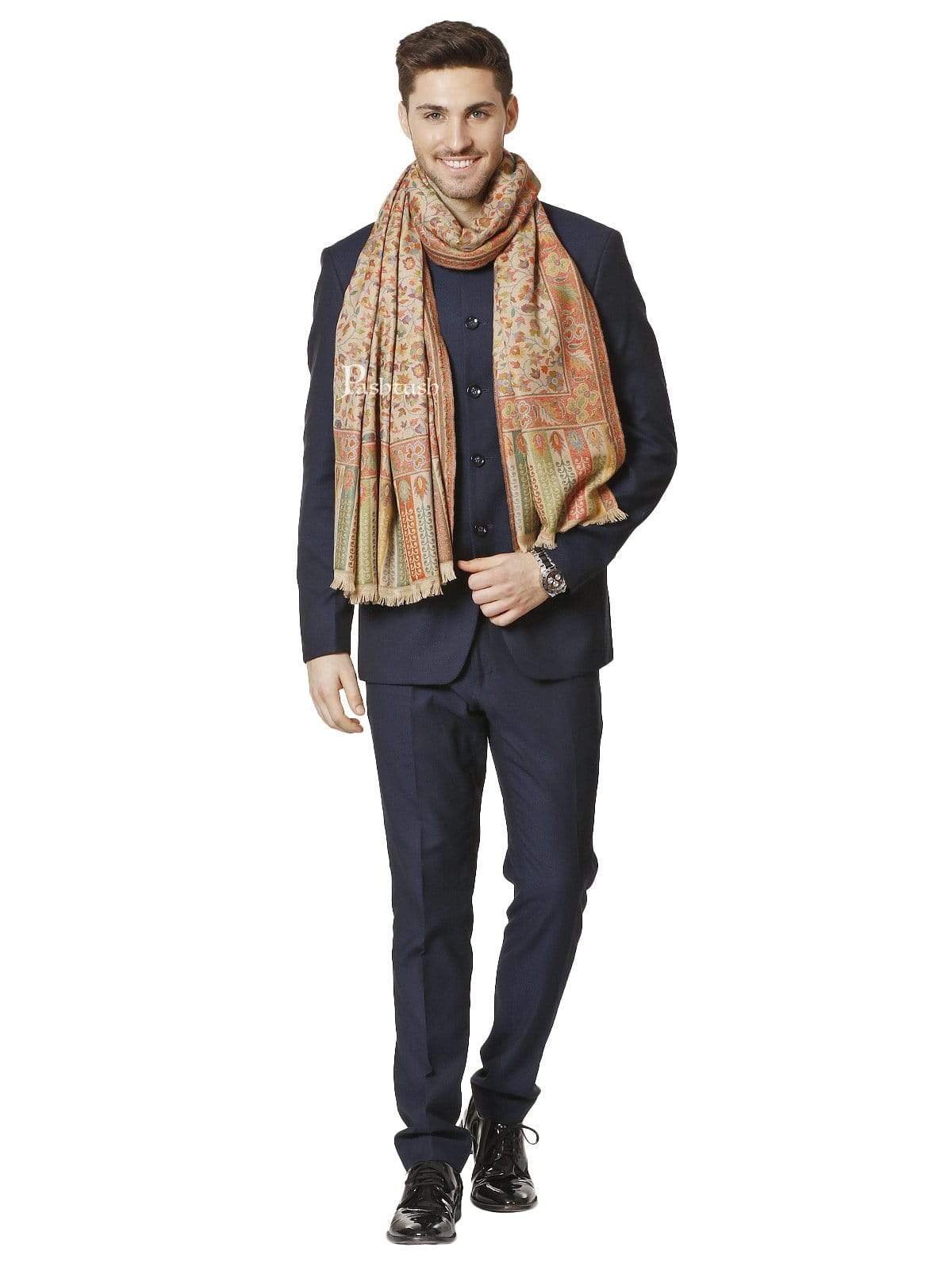 Pashtush India 0 Pashtush Mens Stole