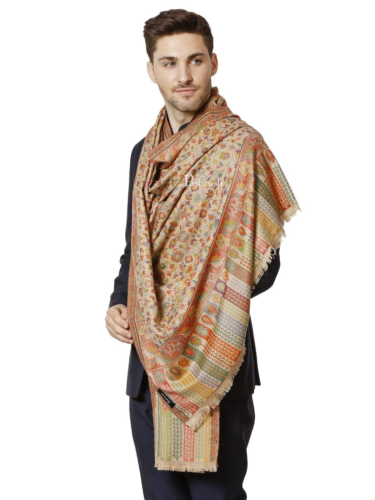Pashtush India 0 Pashtush Mens Stole