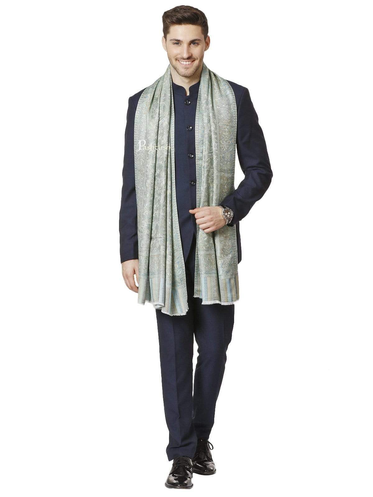 Pashtush India 70x200 Pashtush Mens Stole