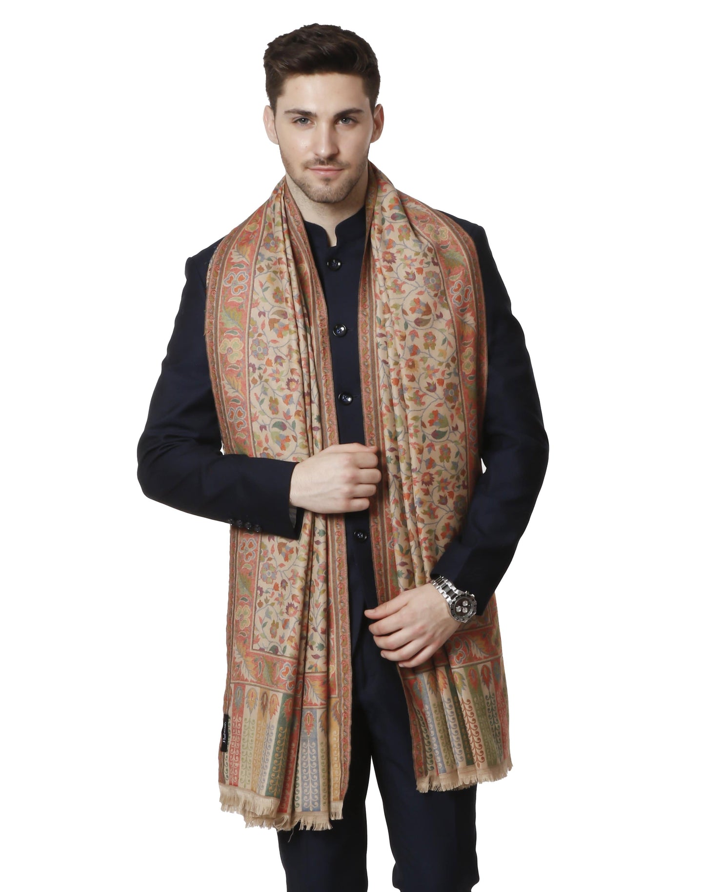 Pashtush India 100x200 Pashtush Mens Stole