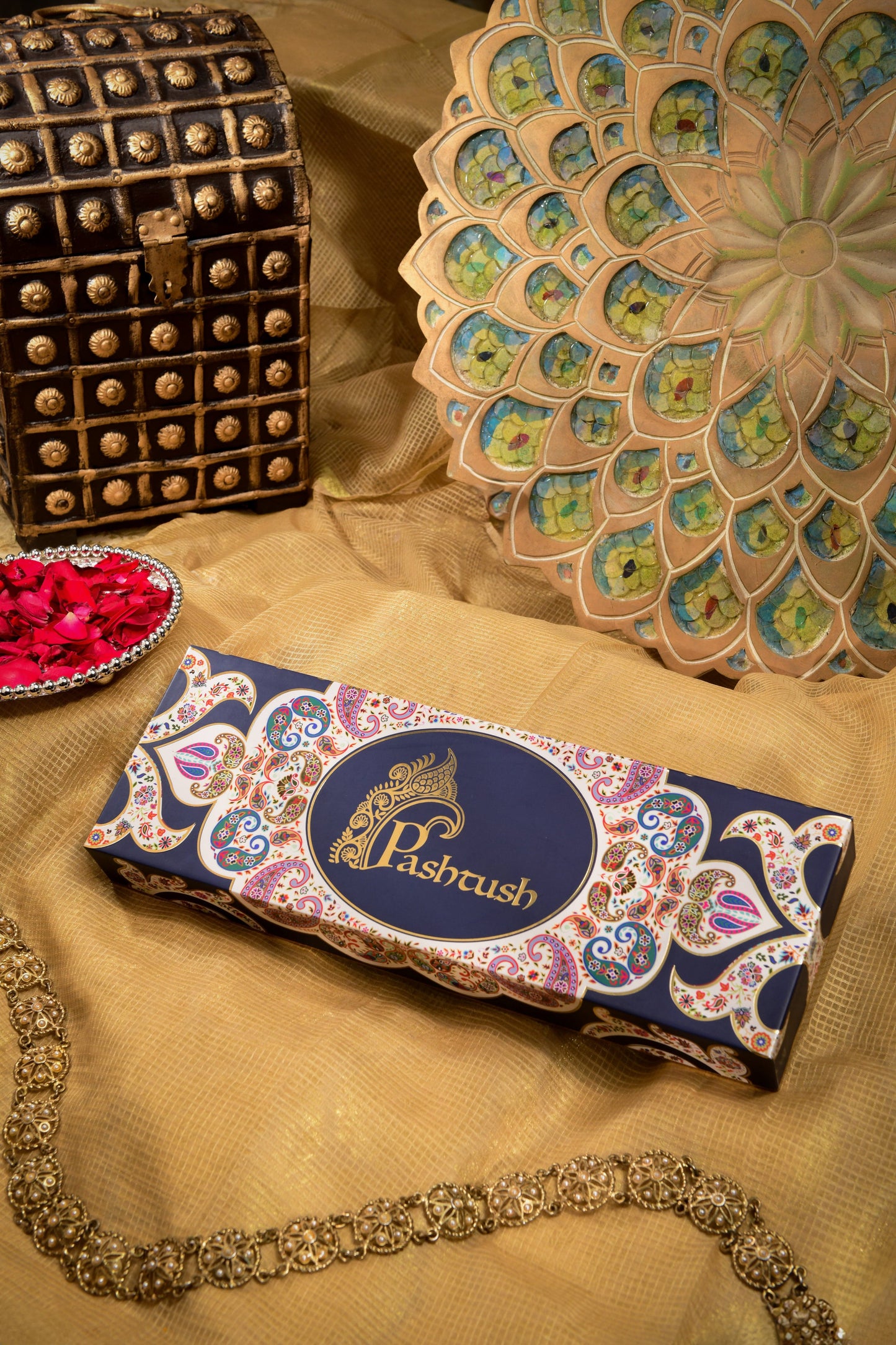 Pashtush India Box Pashtush Multi Coloured Premium Box (Box Only)