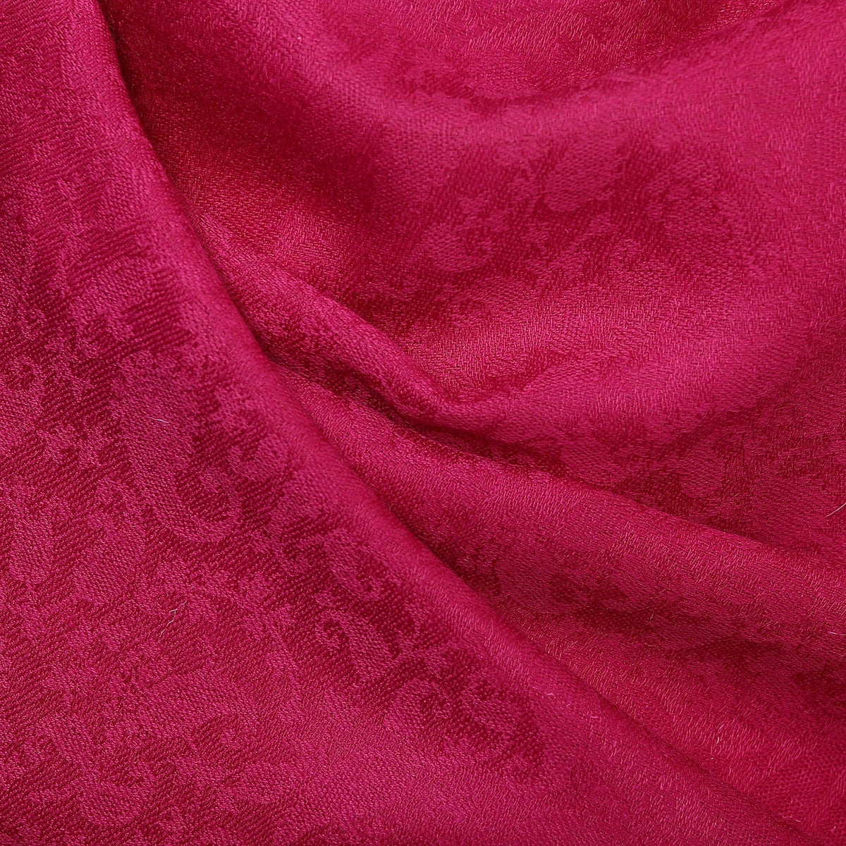 Pashtush India Apparel & Accessories Pashtush Unstitched Kashmiri Embroidery Suit, Fine Wool, Soft and Warm, Majenta