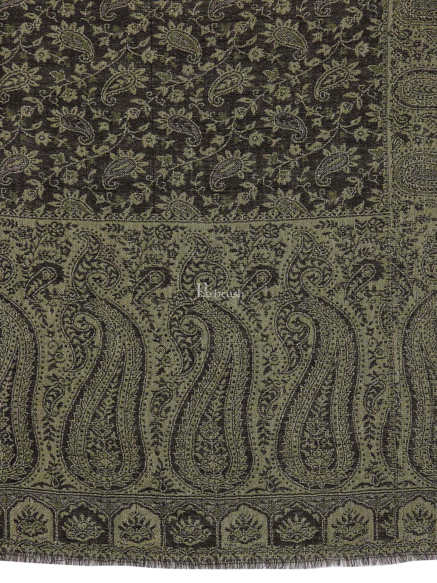 Pashtush India Womens Stoles and Scarves Scarf Pashtush Women'S Ethnic Weave Stole, Fine Wool