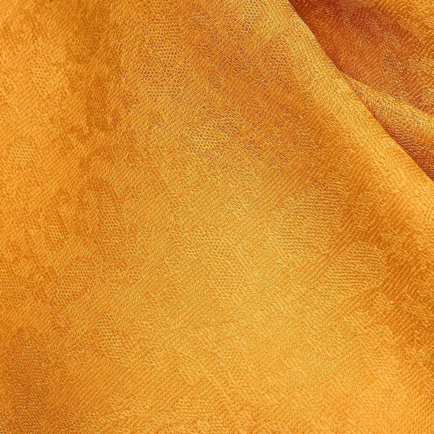 Pashtush India 100x200 Pashtush Women's Fine Wool Shawl, Paisley Design, Mustard