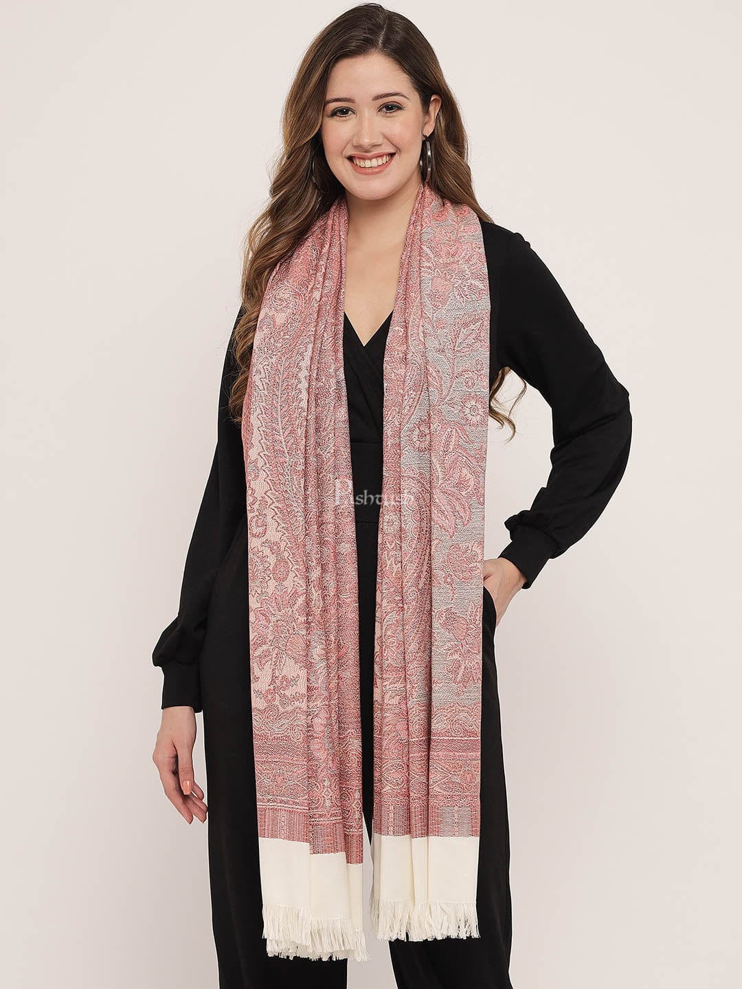 Pashtush India Womens Shawls Pashtush Women'S Jamawar Shawl