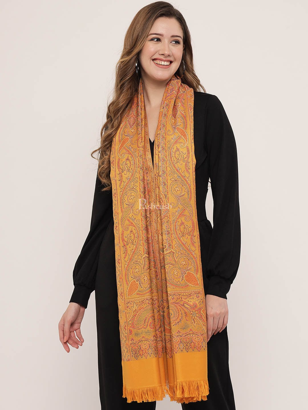 Pashtush India Womens Shawls Pashtush Women'S Jamawar Shawl