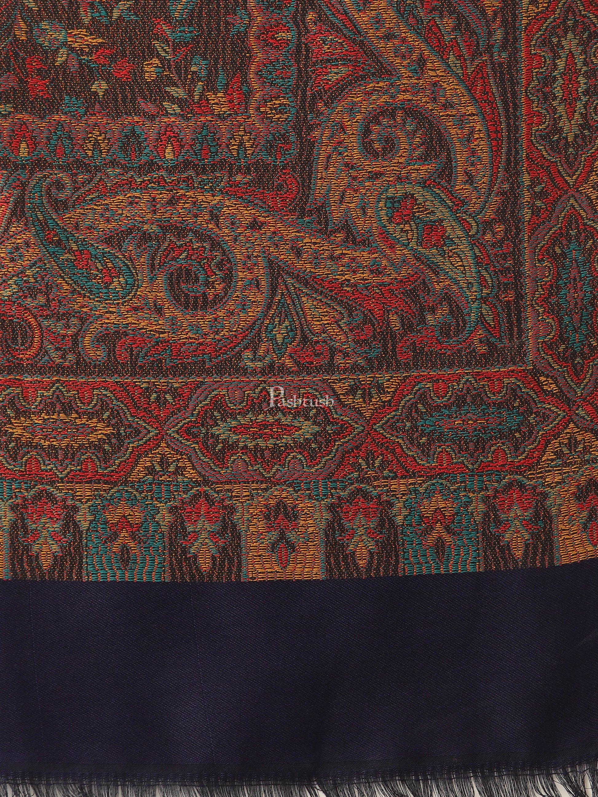 Pashtush India Womens Shawls Pashtush Women'S Jamawar Shawl, Faux Pashmina