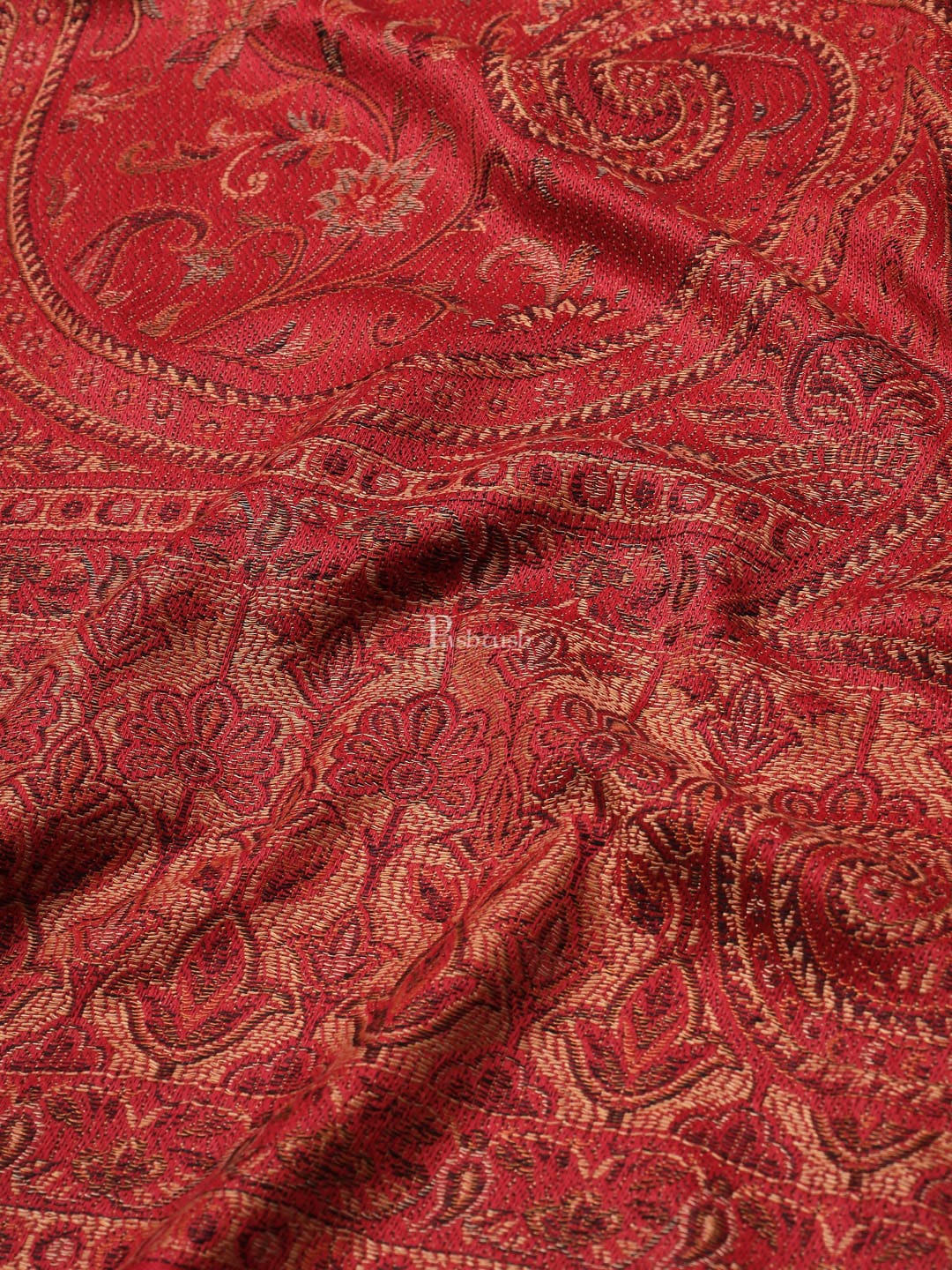 Pashtush India Womens Shawls Pashtush Women'S Jamawar Shawl, Red