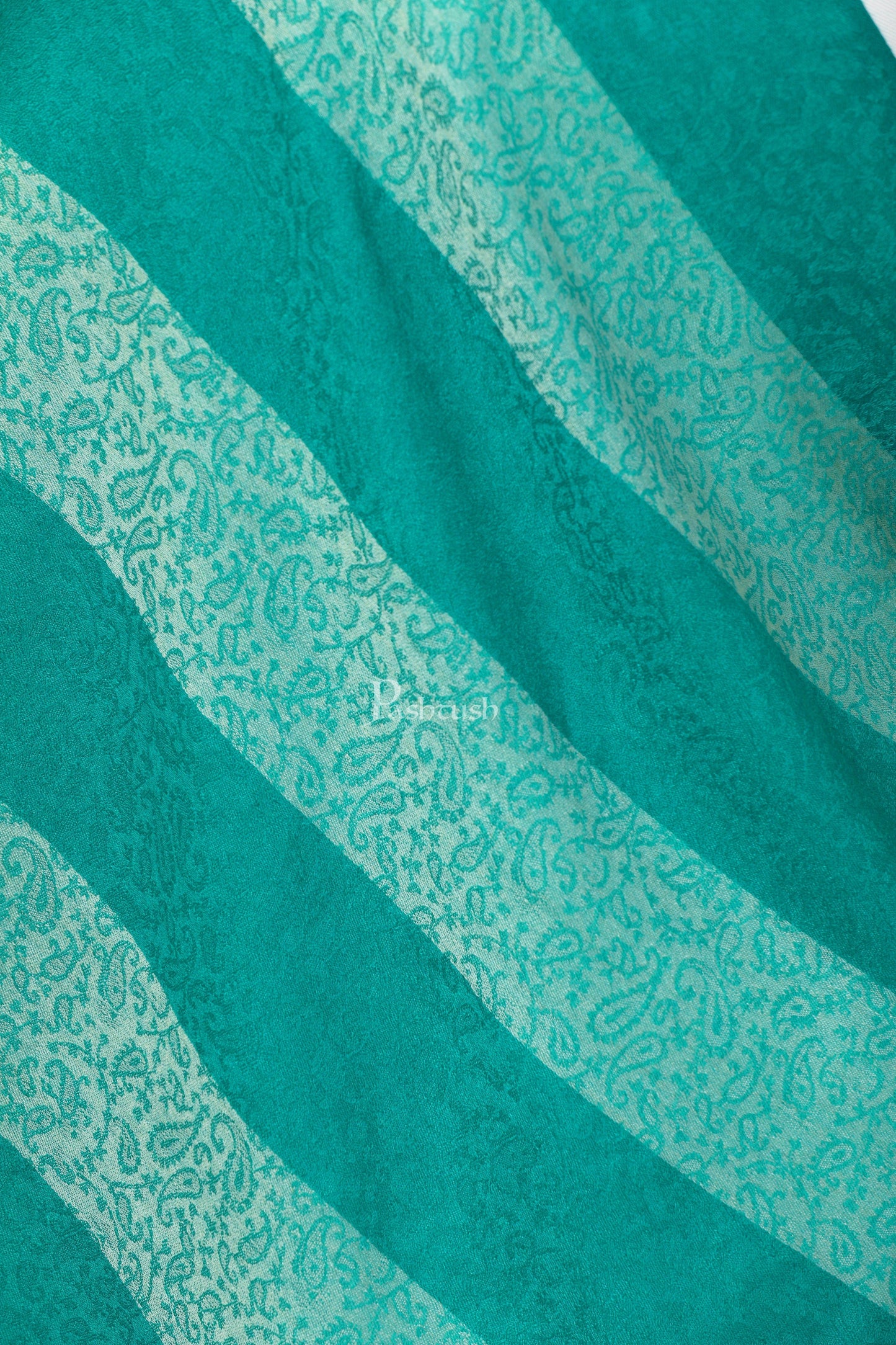 Pashtush India Womens Stoles and Scarves Scarf Pashtush Women's Reversible Stole, Scarf With Stripes