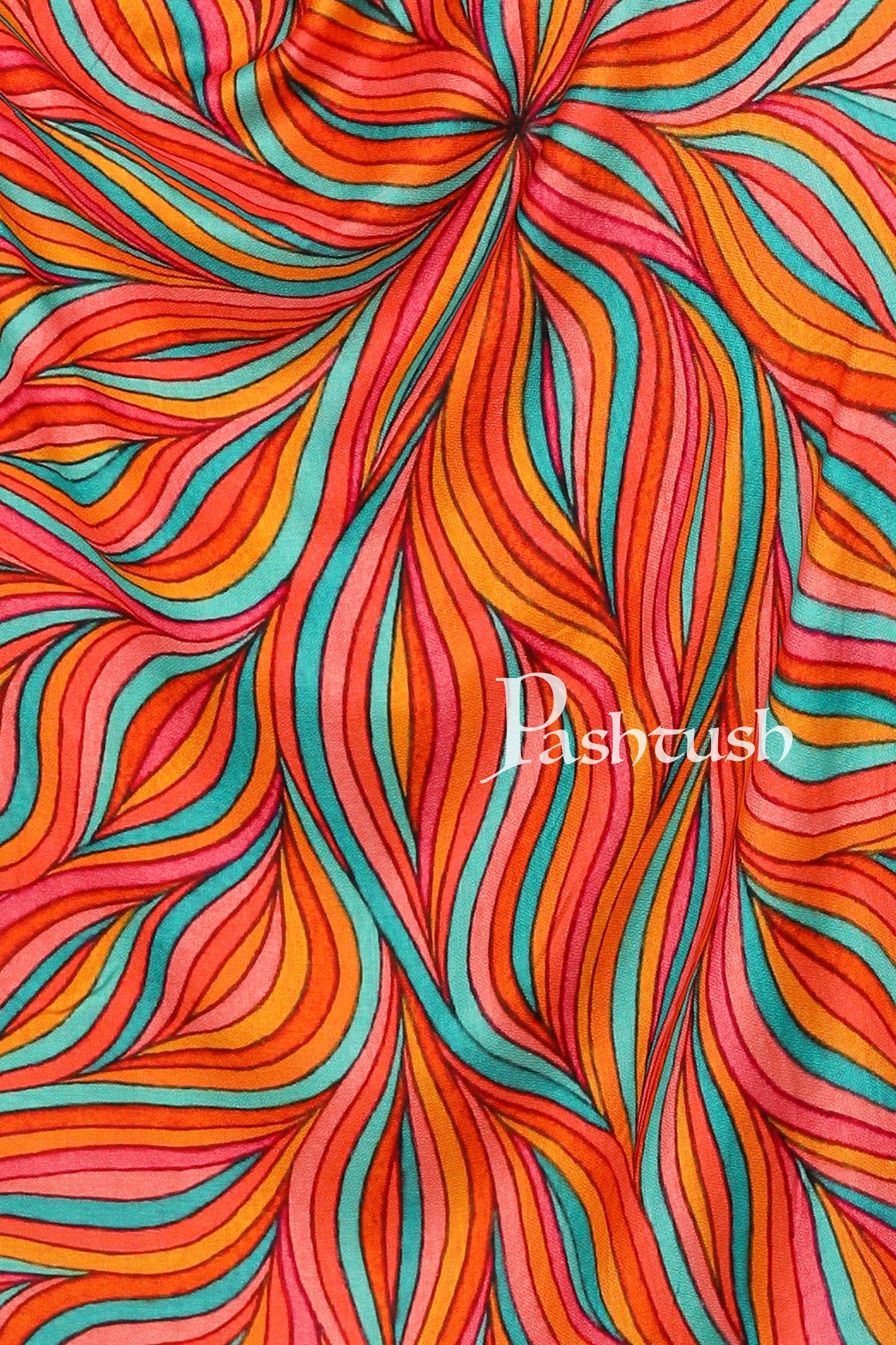 Pashtush India Stole Pashtush Women's Soft Bamboo Scarf, Casual, Printed Scarf, Extra Soft