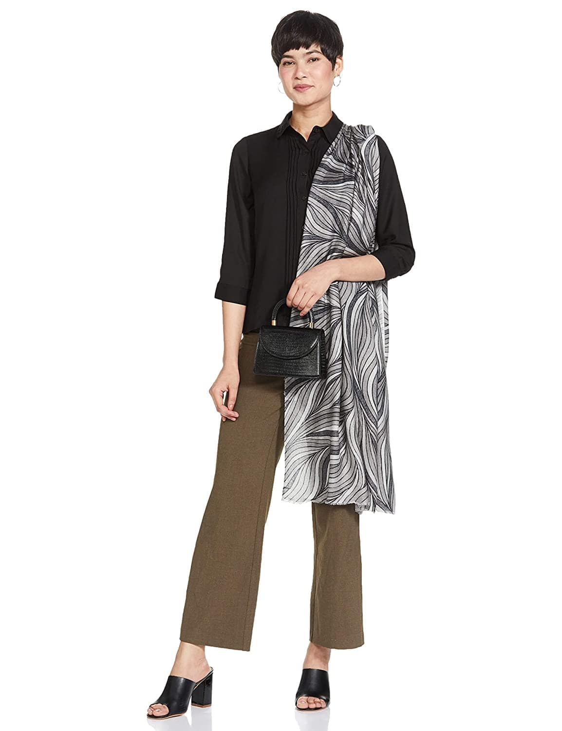 Pashtush India 70x200 Pashtush Women's Soft Bamboo Scarf, Casual, Printed Scarf, Extra Soft