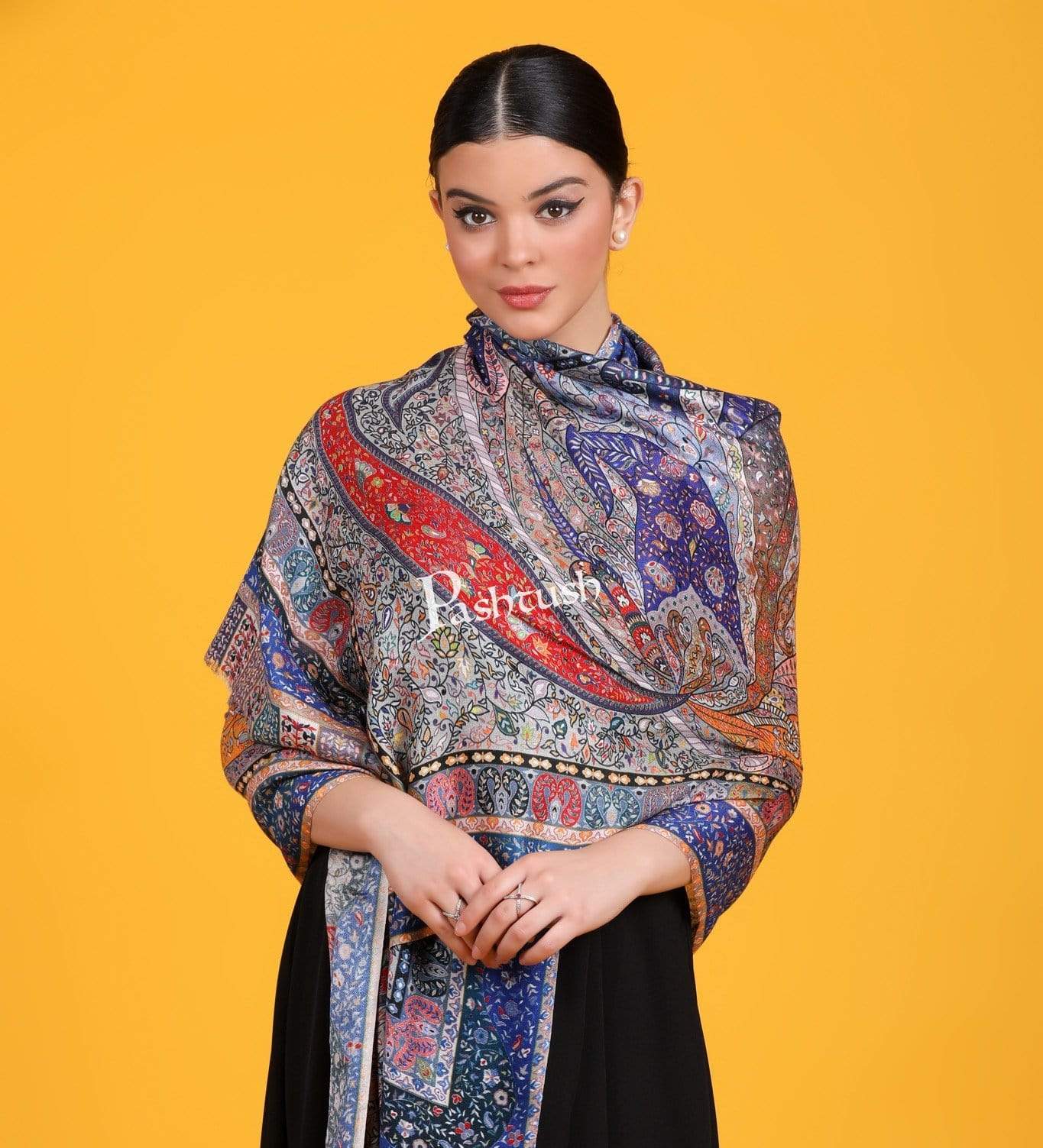 Pashtush India Stole Pashtush Women's Soft Bamboo Scarf, Casual Shawls, Stoles, Wraps, Extra Soft