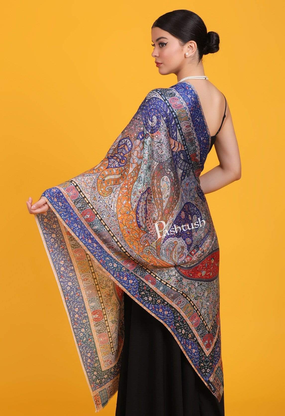 Pashtush India Stole Pashtush Women's Soft Bamboo Scarf, Casual Shawls, Stoles, Wraps, Extra Soft