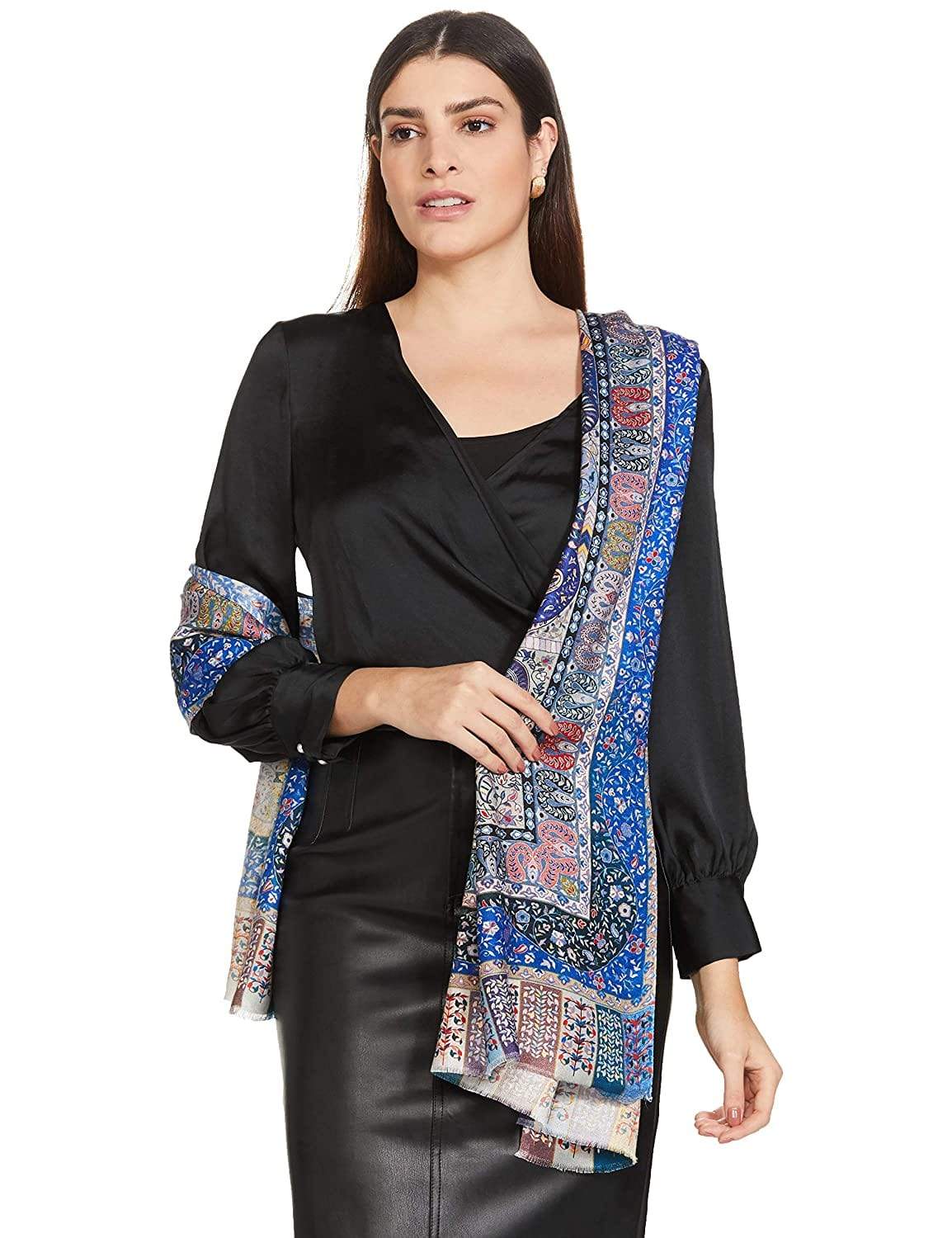 Pashtush India 70x200 Pashtush Women's Soft Bamboo Scarf, Casual Shawls, Stoles, Wraps, Extra Soft