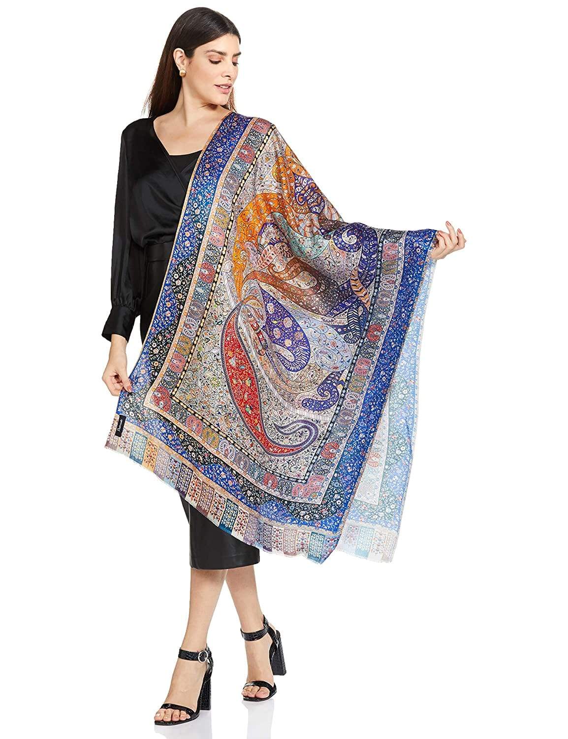 Pashtush India 70x200 Pashtush Women's Soft Bamboo Scarf, Casual Shawls, Stoles, Wraps, Extra Soft