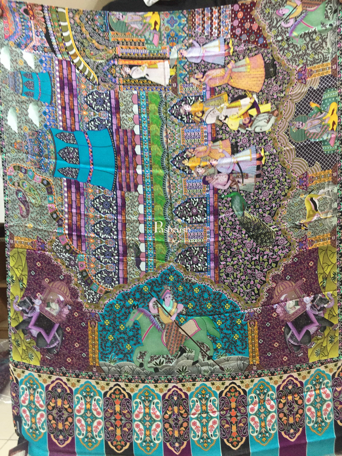 Pashtush India Womens Stoles and Scarves Scarf Pashtush Women'S Soft Bamboo Scarf, Casual Shawls, Stoles, Wraps (Soft Bamboo) - Darbar