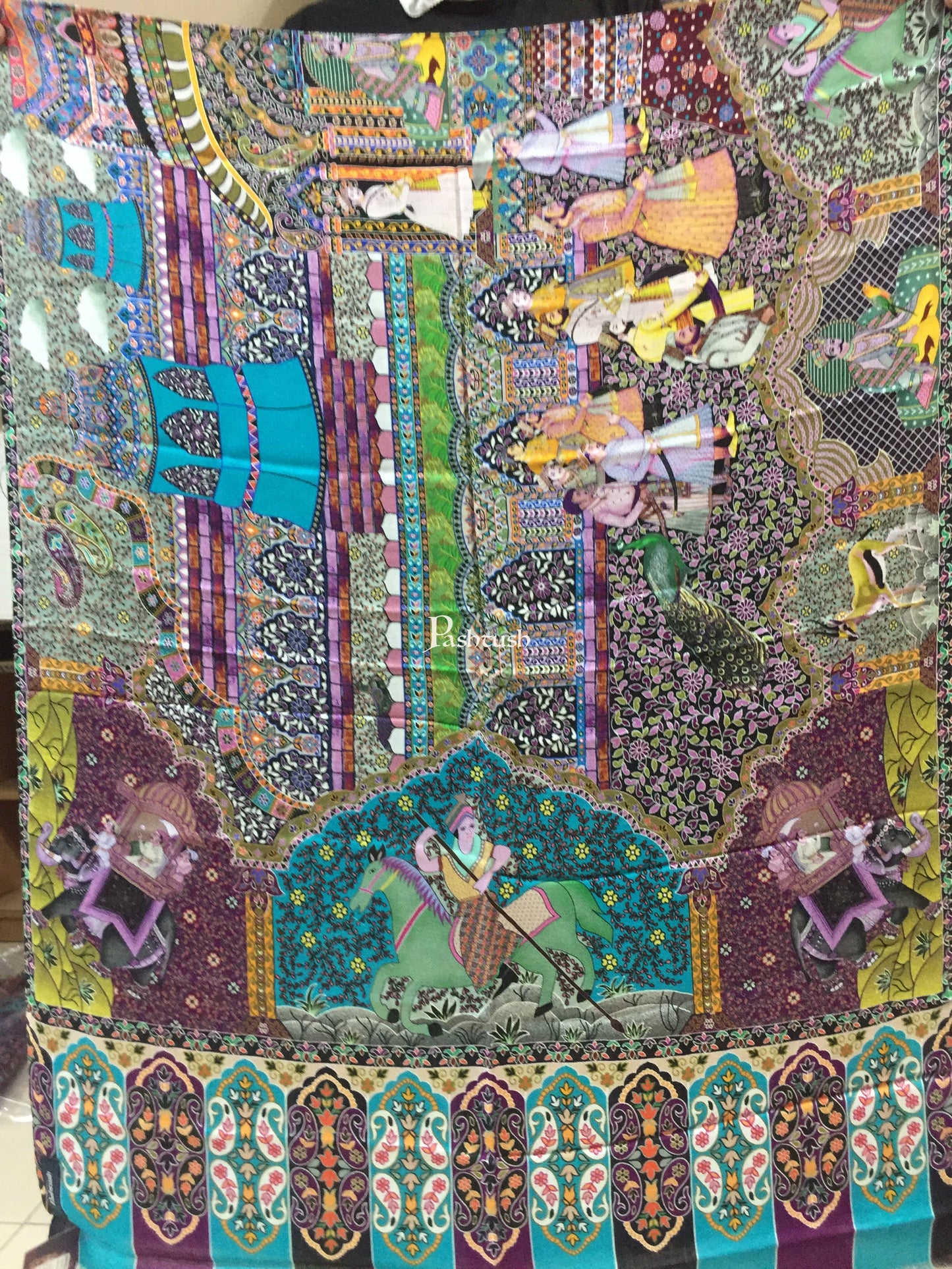 Pashtush India Womens Stoles and Scarves Scarf Pashtush Women'S Soft Bamboo Scarf, Casual Shawls, Stoles, Wraps (Soft Bamboo) - Darbar