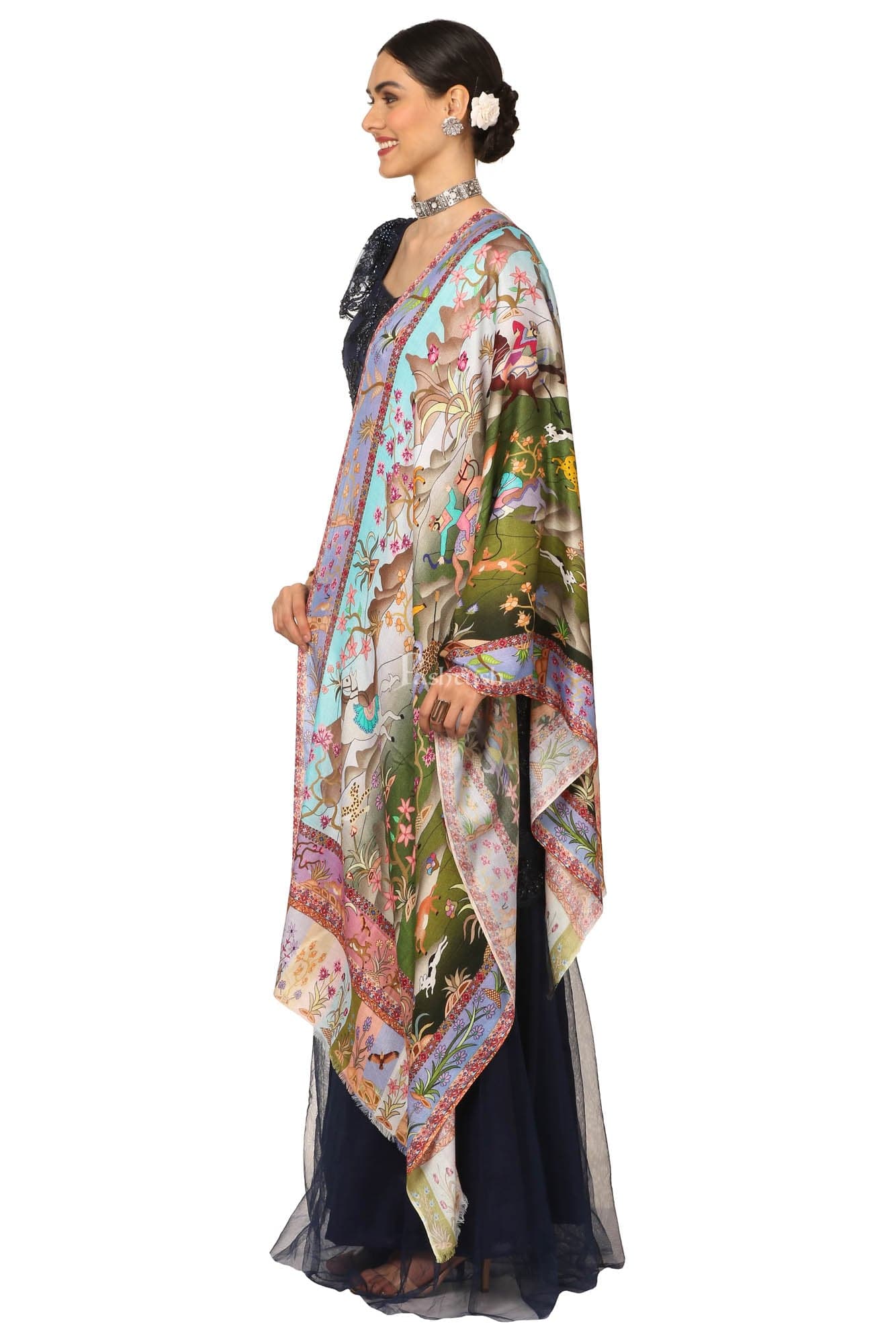 Pashtush India Womens Stoles and Scarves Scarf Pashtush Women'S Soft Bamboo Scarf, Casual Shawls, Stoles, Wraps (Soft Bamboo) - Shikardar
