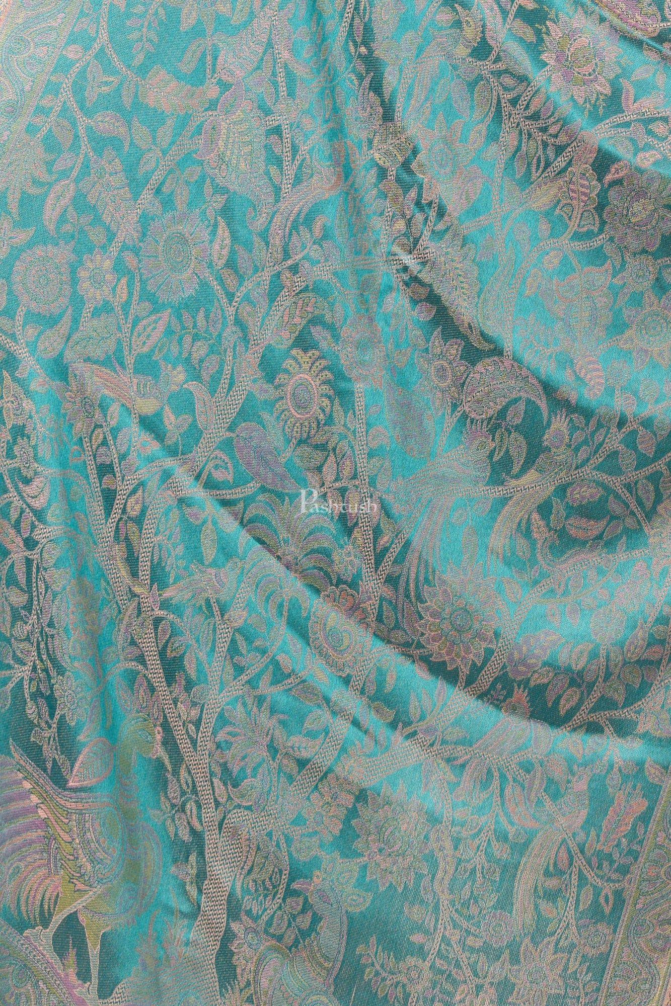 Pashtush India Womens Stoles and Scarves Scarf Pashtush Women'S Soft Bamboo Scarf, Casual, Stole, Wrap - Blue/Grey
